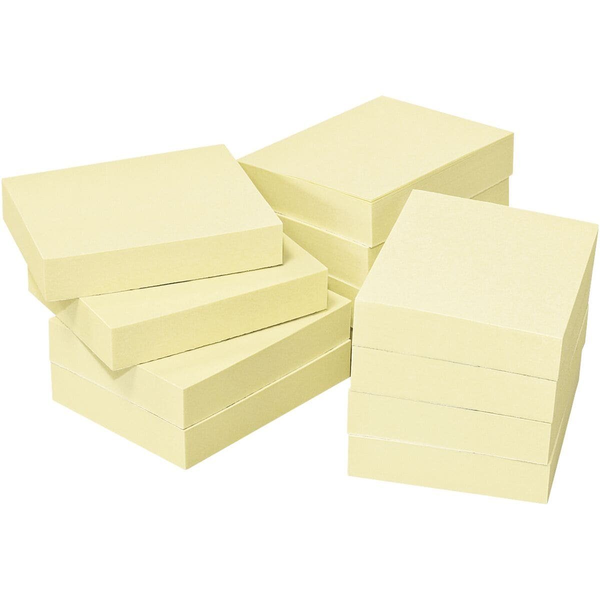 Otto Office Nature Haftnotizblock Recycling Notes, 5x4 cm, in praktischer Vorratsbox
