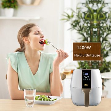 Fine Life Pro Heißluftfritteuse, 1400,00 W, HeiBluftfritteuse & Grill, digitalesDisplay, 7 Kochprogramme