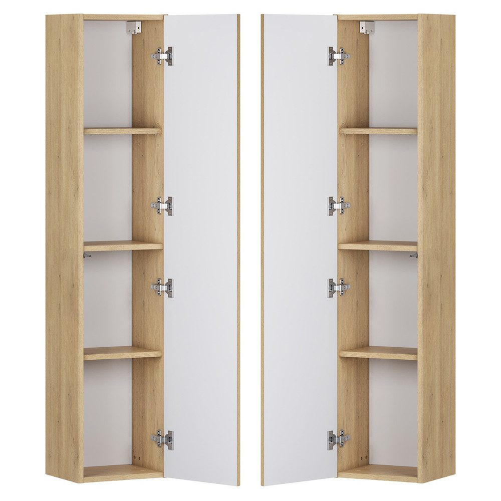 Lomadox Hochschrank TEMUCO-56-CREMONA 30 cm breit in Eiche – Bild 3 von 5