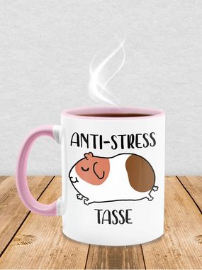 Shirtracer Tasse Anti Stress Meerschweinchen, Keramik, Statement Sprüche