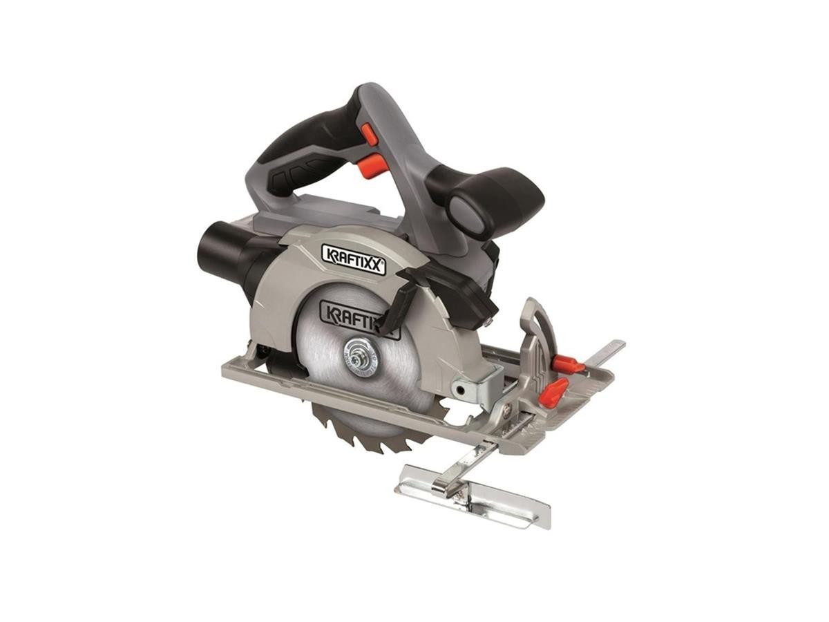 KRAFTIXX® Handkreissäge KX-HKS 18 Li-Solo, 2-St., ohne Akku und Ladegerät, Sägeblatt-Ø: 150mm, kompatibel mit Einhell Power X-Change Akkusystem