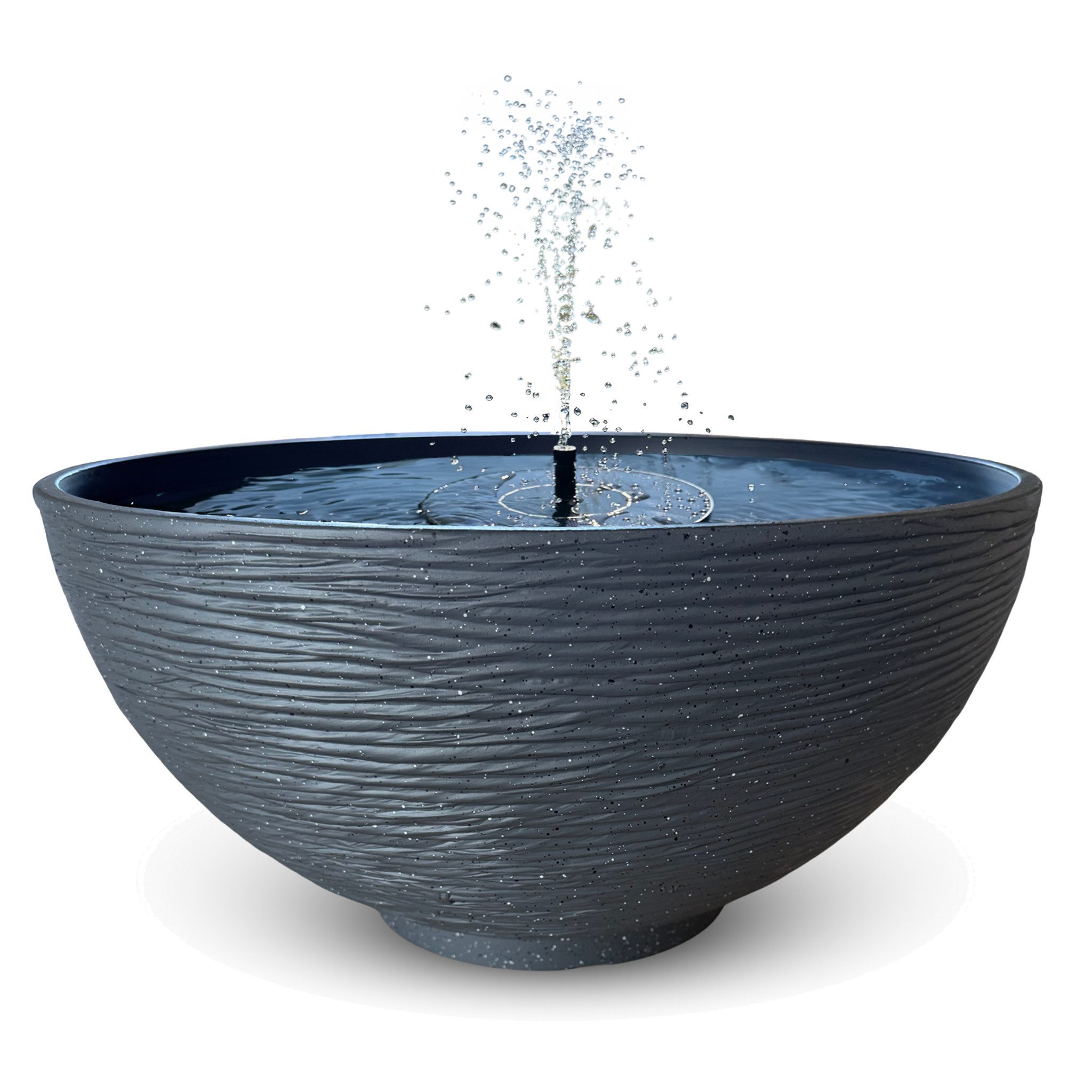 matches21 HOME & HOBBY Wasserspiel Solar-Brunnen Set für draußen - 45 x 23 günstig online kaufen