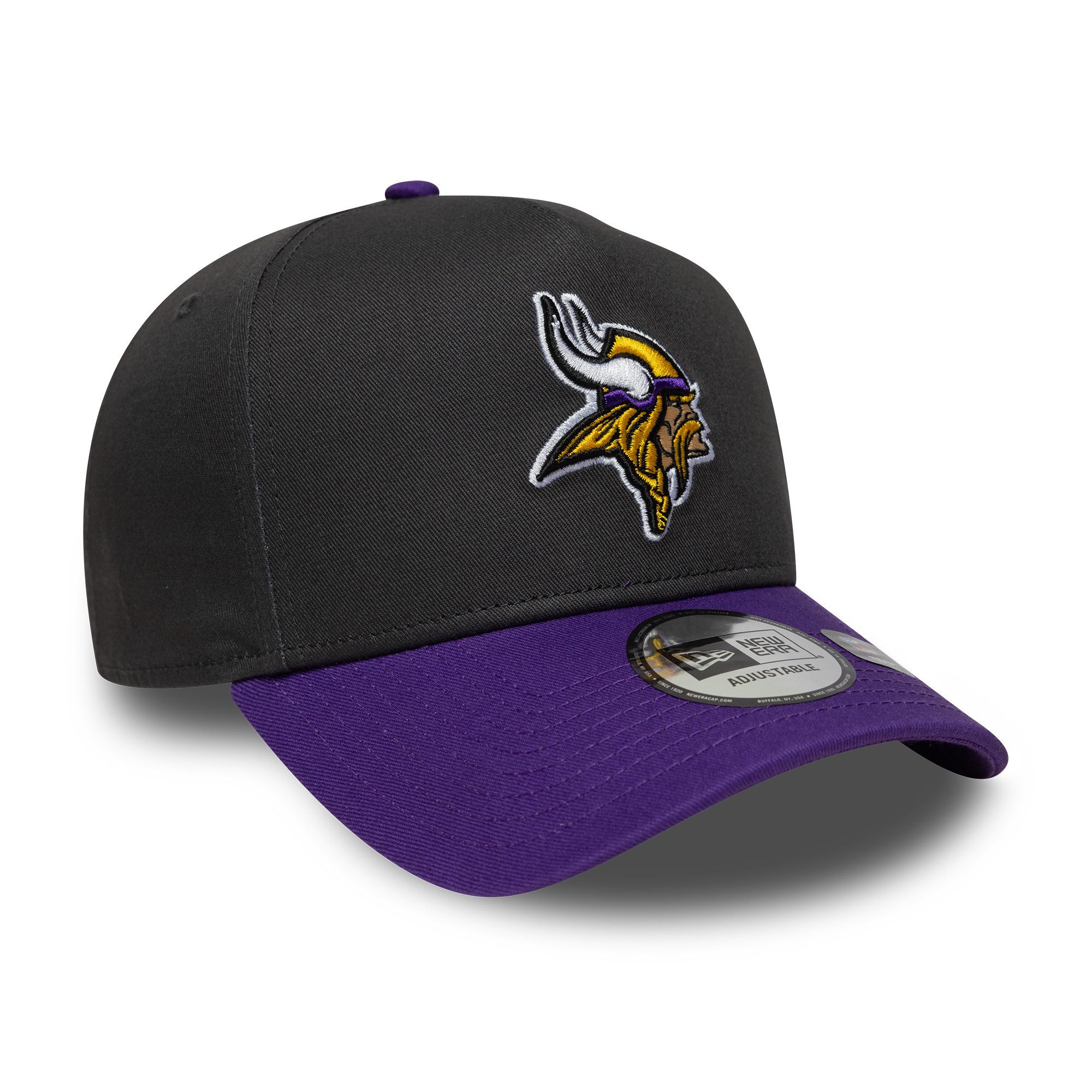 New Era Snapback Cap 9FORTY E-Frame Minnesota Vikings NFL Charcoal