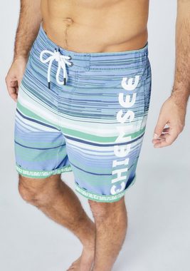 Chiemsee Badeshorts Chiemsee LAZY LEFT Herren Badeshor blau-grün-weiss