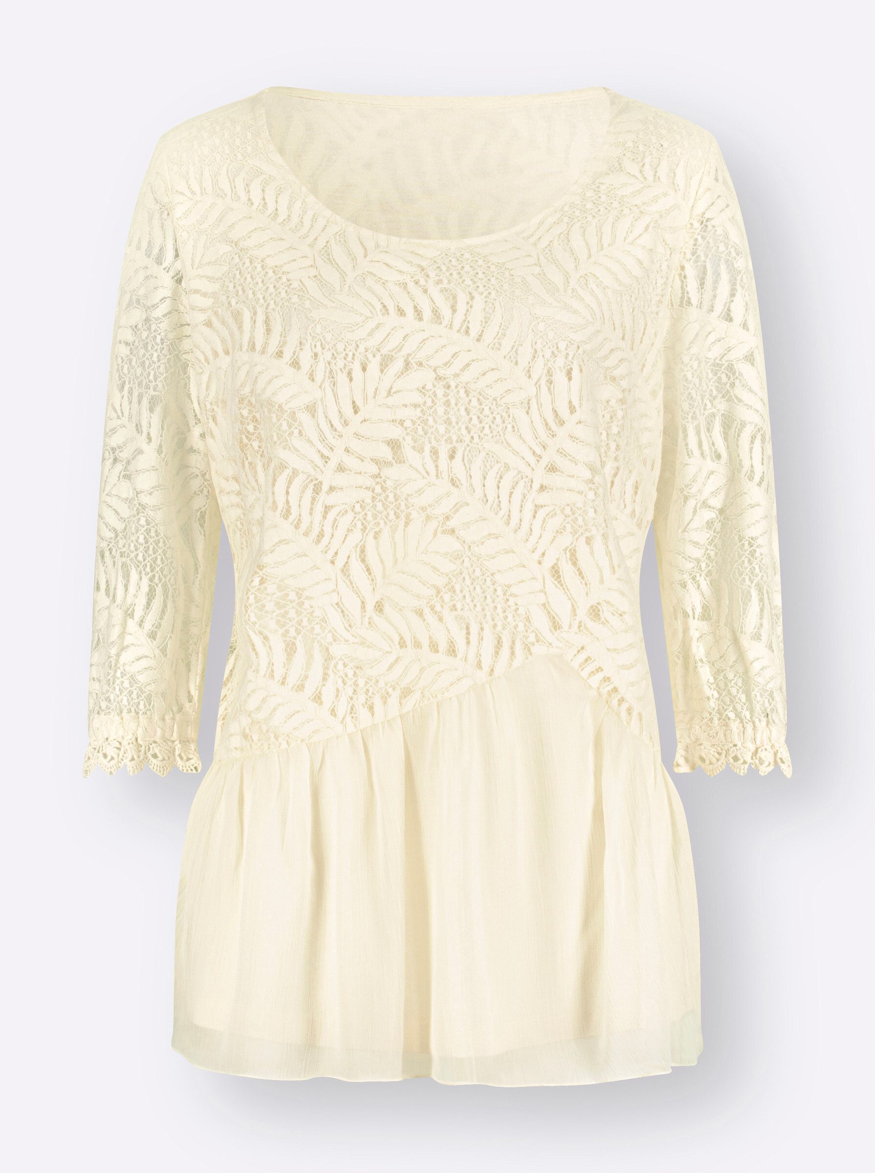 Witt Klassische Bluse Bluse 3/4-Arm