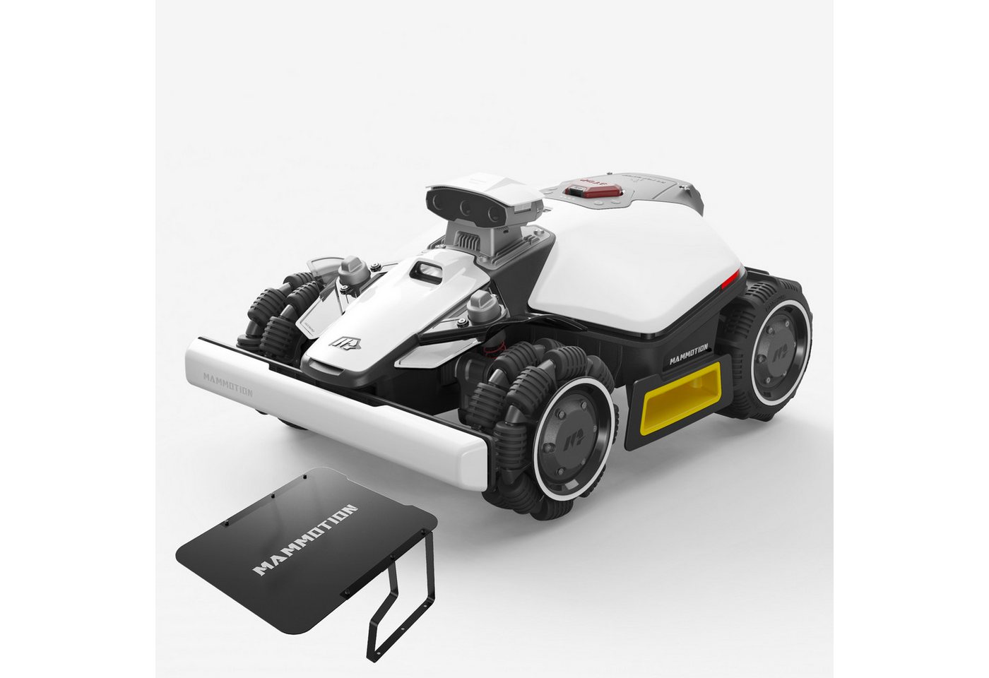 Mammotion Rasenmähroboter LUBA Mini 2 AWD 1000 Mähroboter ohne Begrenzungskabel, bis 1000 m² Rasenfläche, (mit Garage, Triple-Kamera KI-Vision + NetRTK), Allradantrieb, Randmähen, DropMow, Auto-Kartierung, 4G-Modul, APP