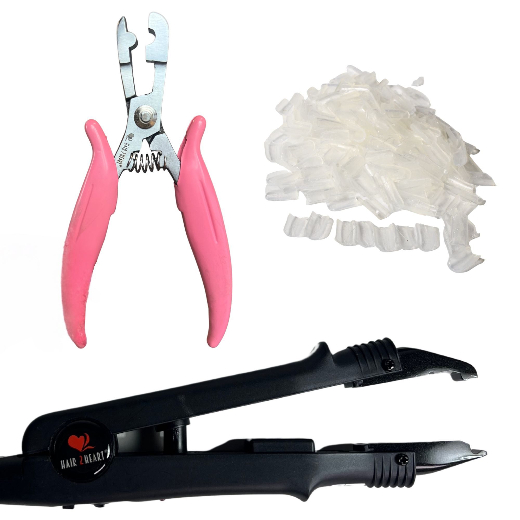 Echthaar-Extension Rebonding Set für Bonding Extensions