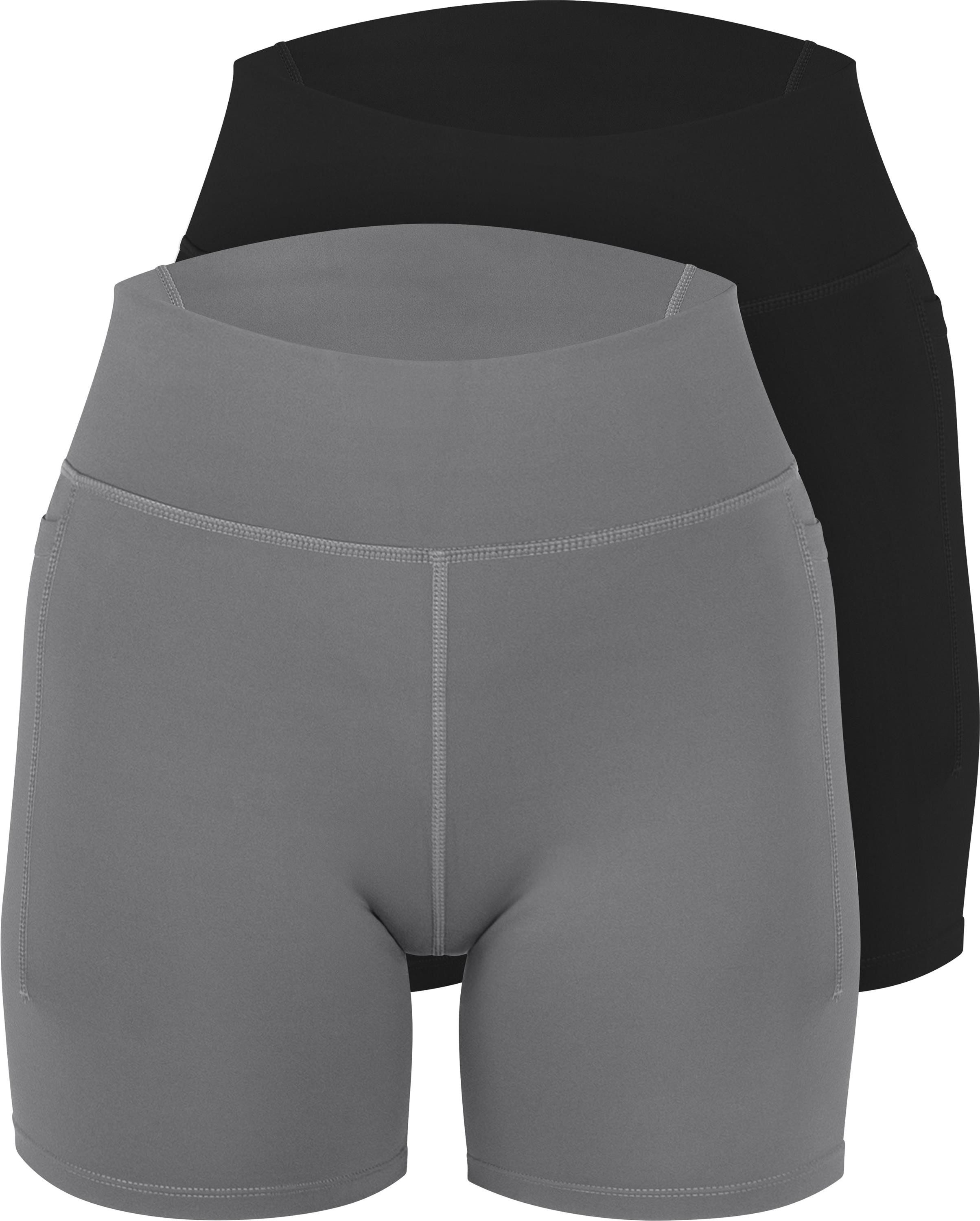 Circle Five Trainingsshorts 2 x Sporthose mit zwei Handytaschen im Set.