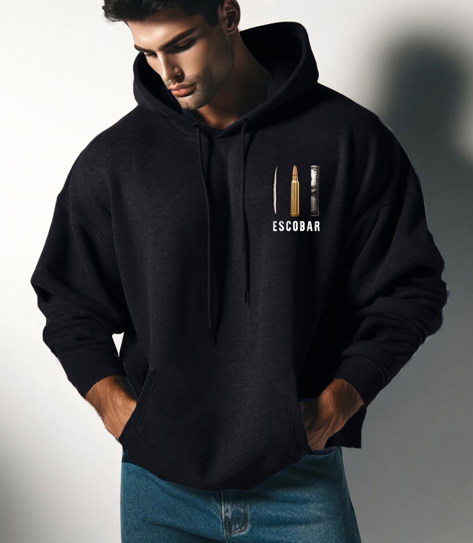Hoodie Herren Kapuzenpullover Hoodie Pullover Pablo Mexico Escobar