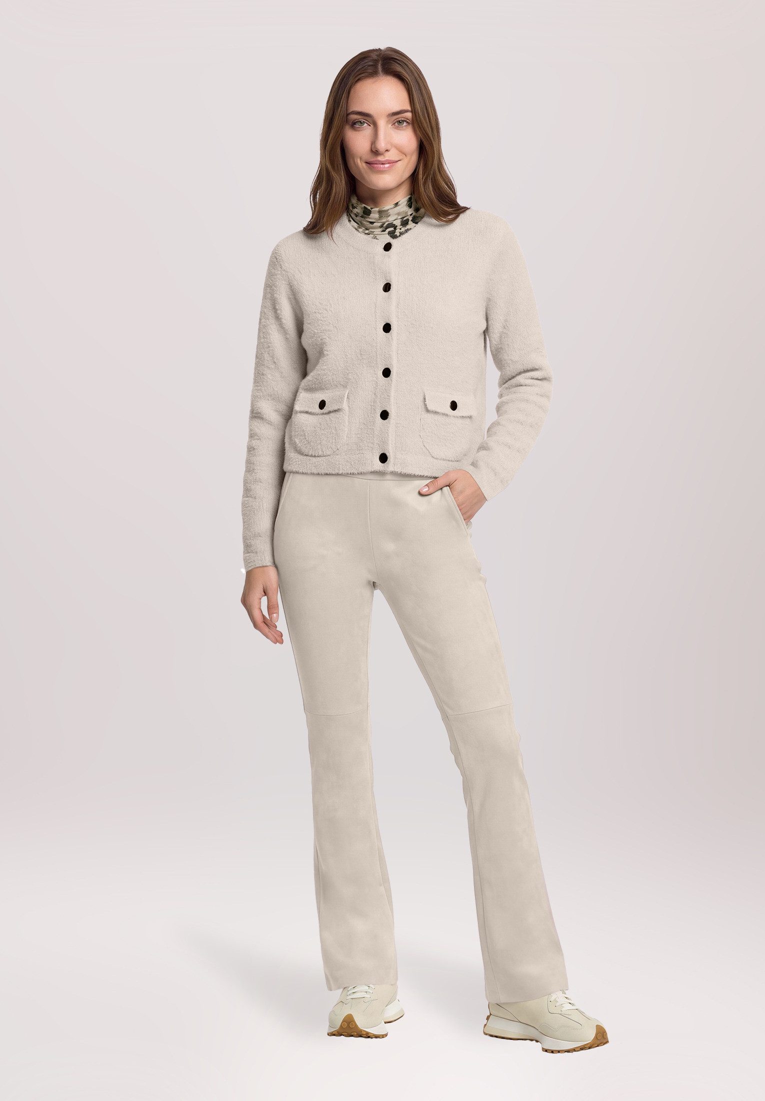 Betty Barclay Strickjacke Damen mit aufgesetzten Taschen (1-tlg)