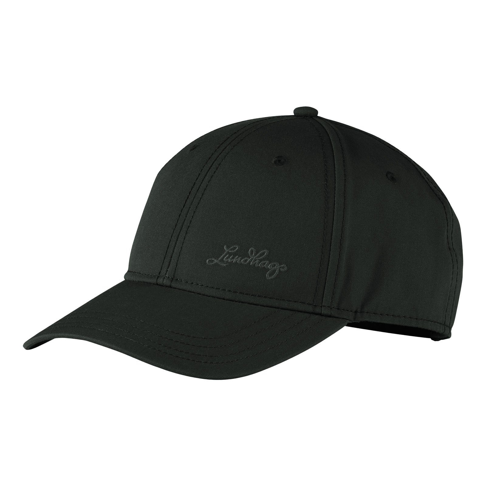 Lundhags Baseball Cap Base II Cap mit gesticktem Marken-Schriftzug anthrazit