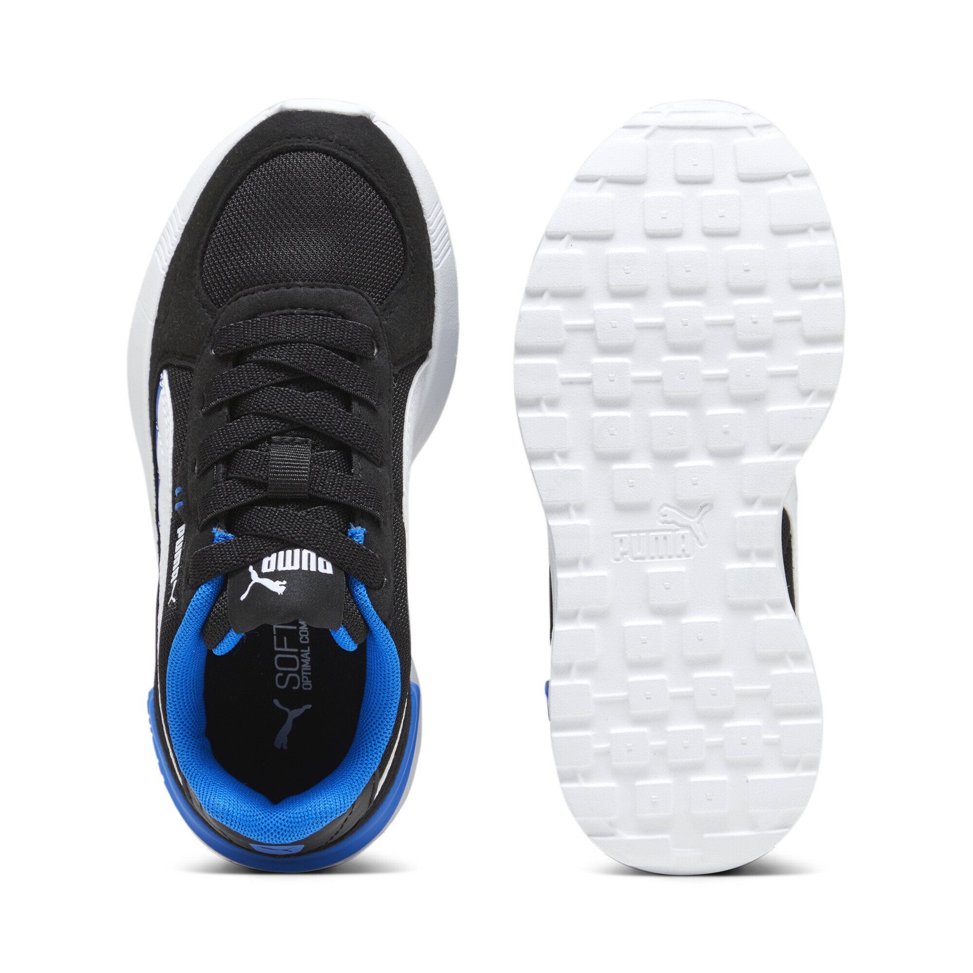 Jugendliche AC Graviton Black Racing Blue Sneaker Sneaker White PUMA
