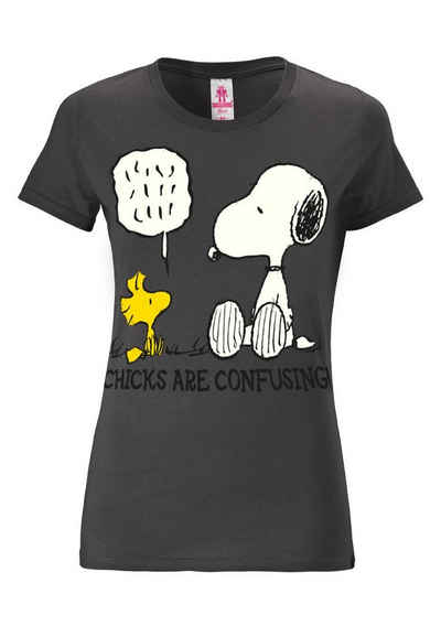 LOGOSHIRT T-Shirt mit niedlichem Frontprint »Snoopy - Peanuts«