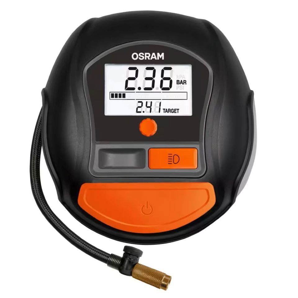 Osram Akku-Luftpumpe TYREinflate 1000 (Packung, 1-tlg., Einzelprodukt), Aufpumpen eines 13"-Reifens in ca. 2 Minuten
