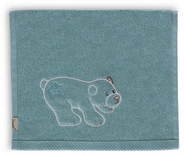 Sterntaler® Handtücher Doppelpack Kinderhandtücher Eisbär Elia 30x50cm, Frottee (2-St), nachhaltig aus Bio-Baumwolle