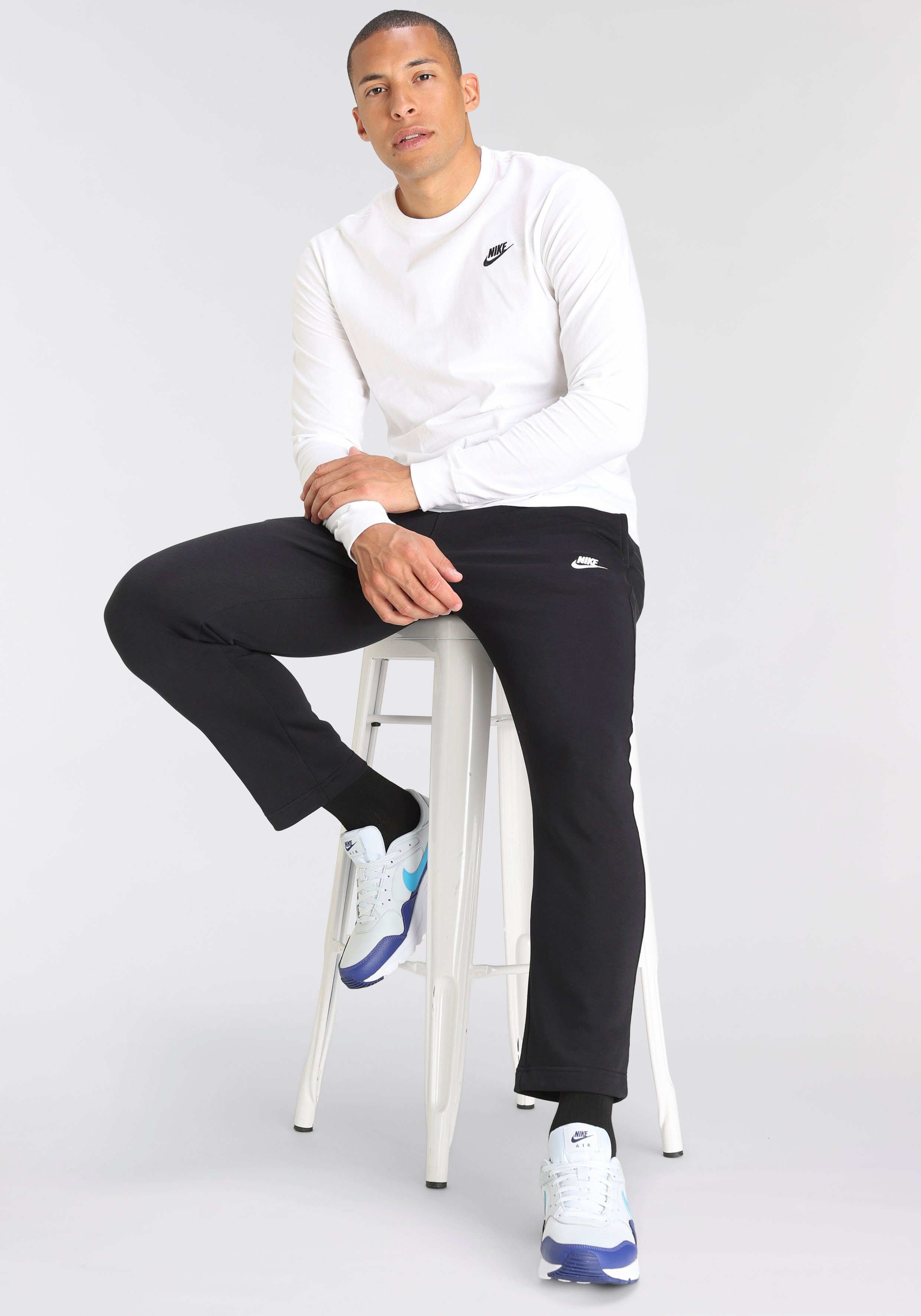 Nike Sportswear Langarmshirt MEN'S LONG-SLEEVE T-SHIRT weiß
