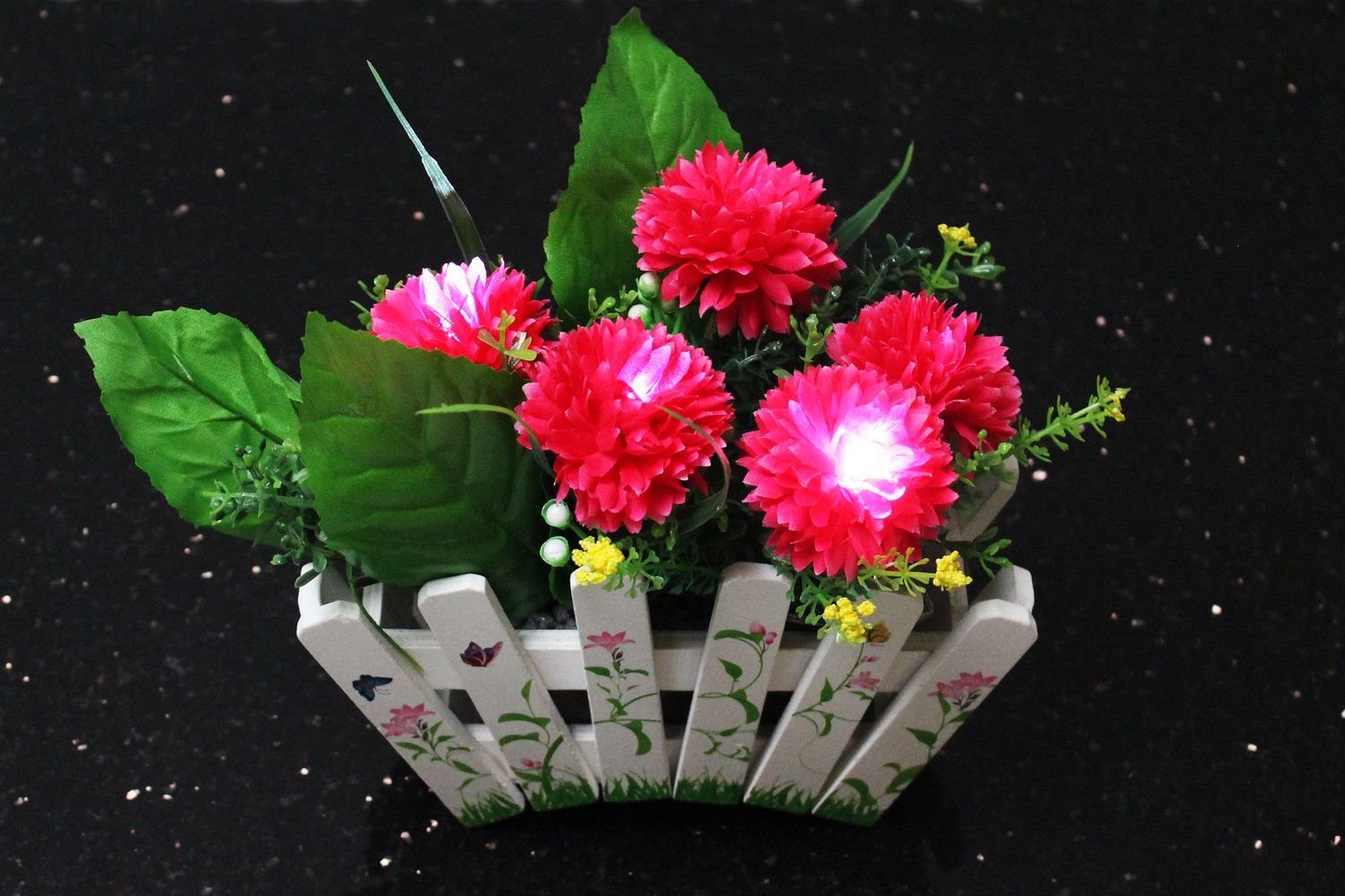BURI Blumenkasten Süßer LED Blumenkasten aus günstig online kaufen