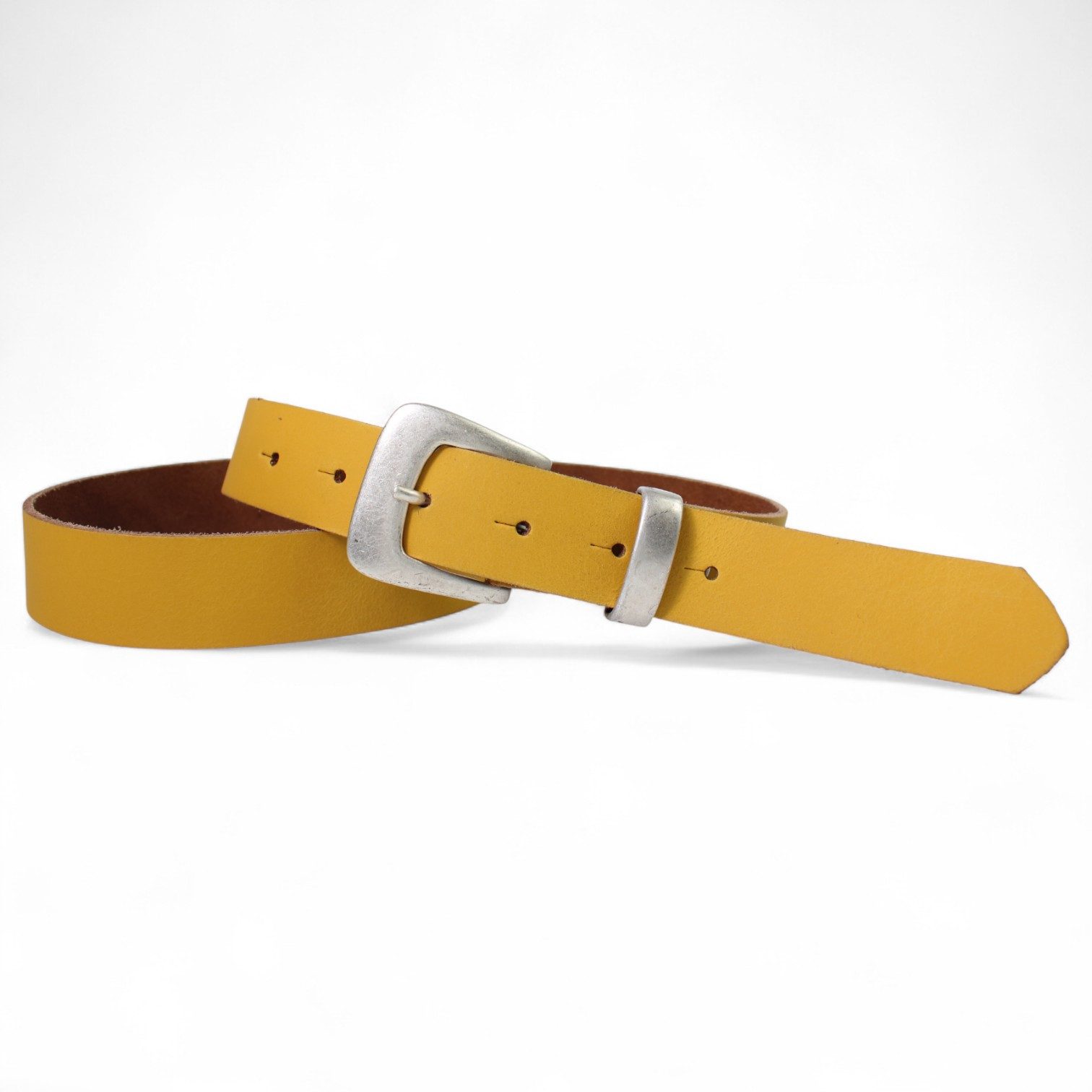 Taillengürtel Damen Rindleder schmal
