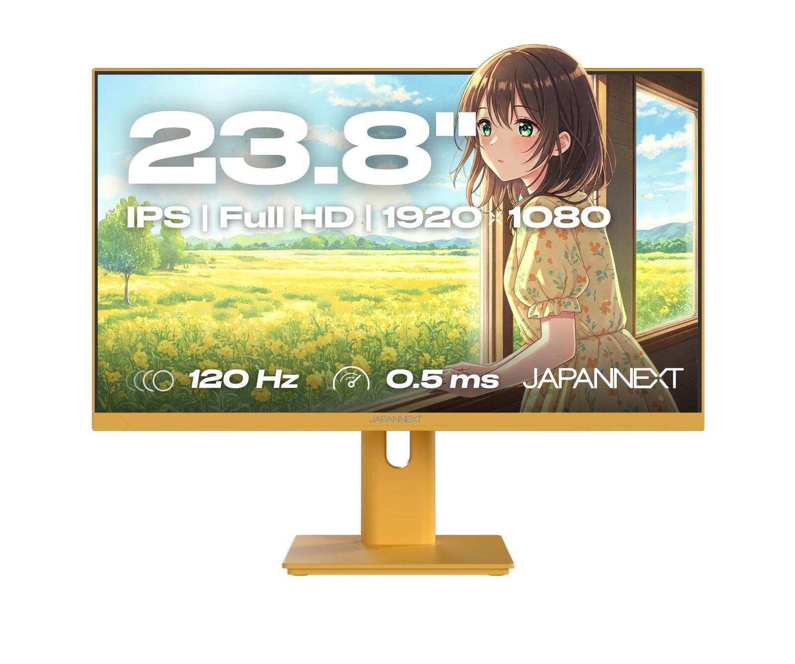 JAPANNEXT Gaming-LED-Monitor (1920 x 1080, 0,5 ms Reaktionszeit, 120 Hz, ELED)