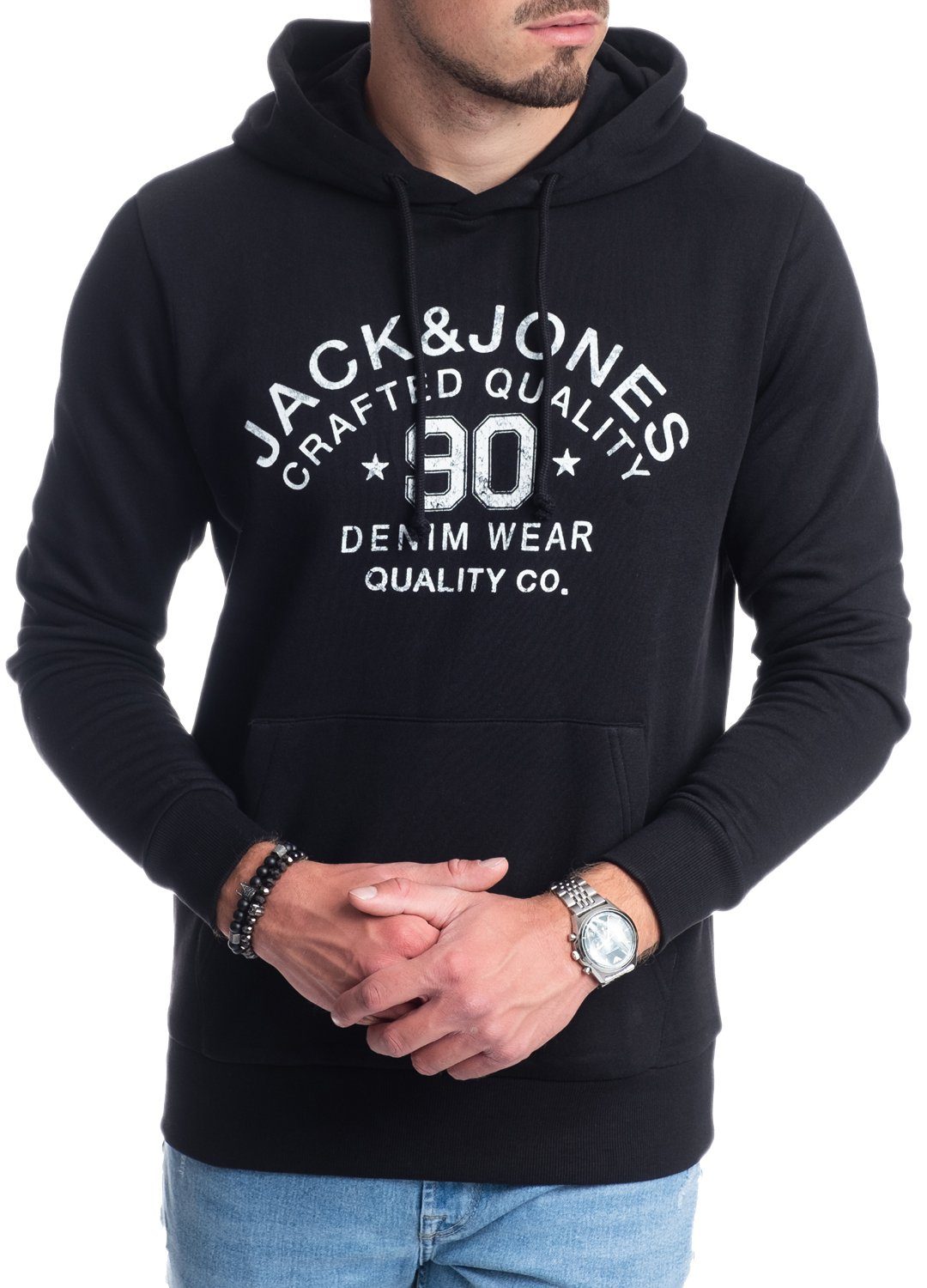 Jack & Jones Kapuzensweatshirt mit Kängurutasche günstig online kaufen
