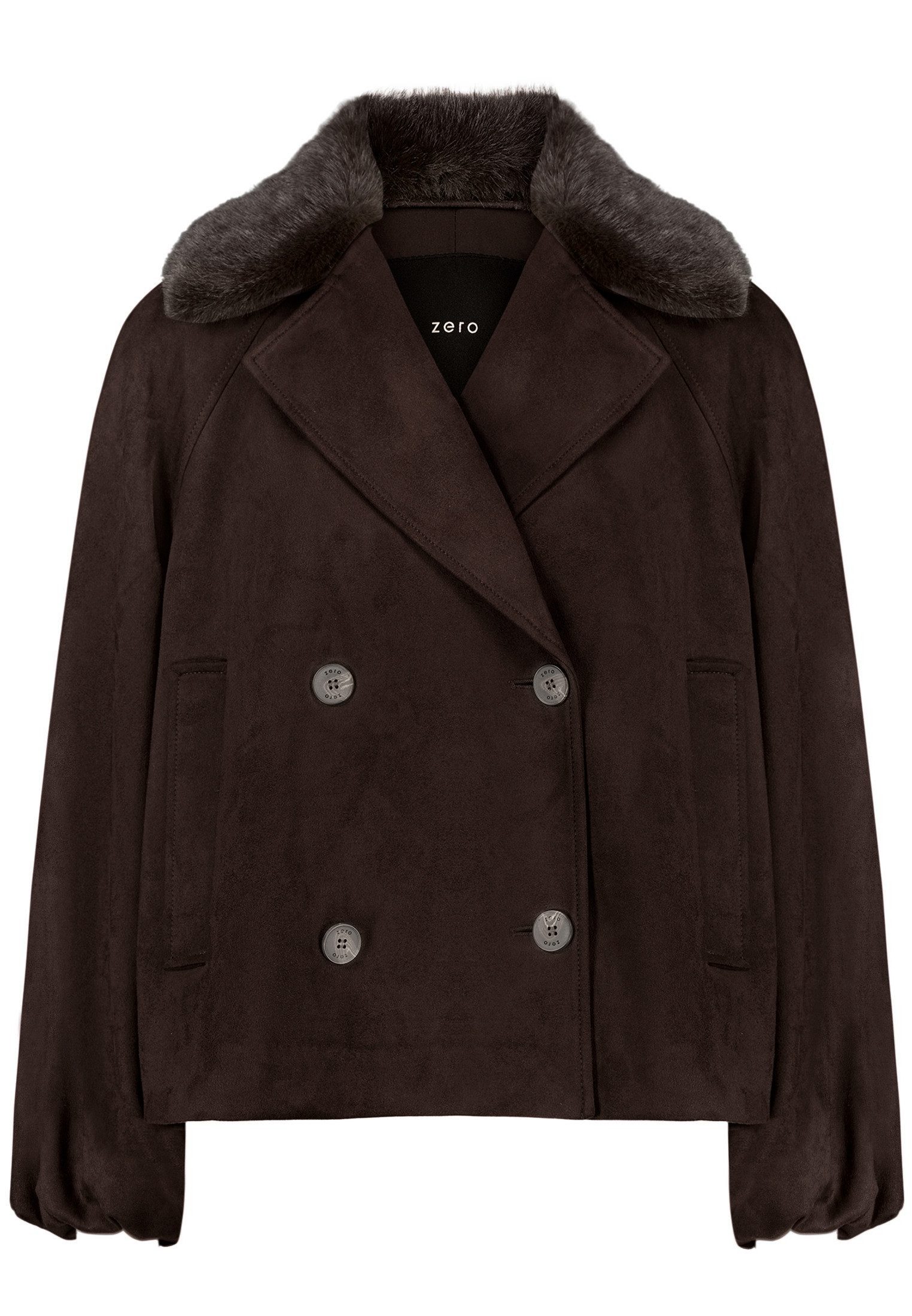 Zero Outdoorjacke Damen mit Kunstfellkragen