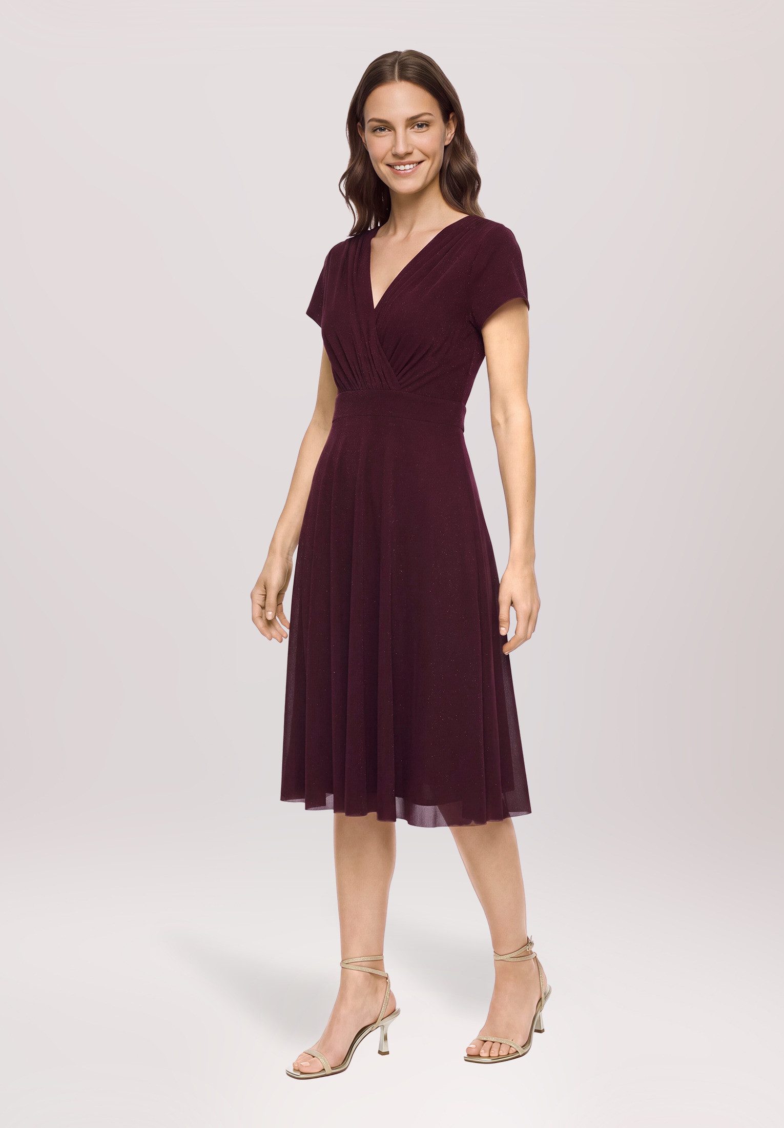 Vera Mont Cocktailkleid Damen im Glitzer-Look
