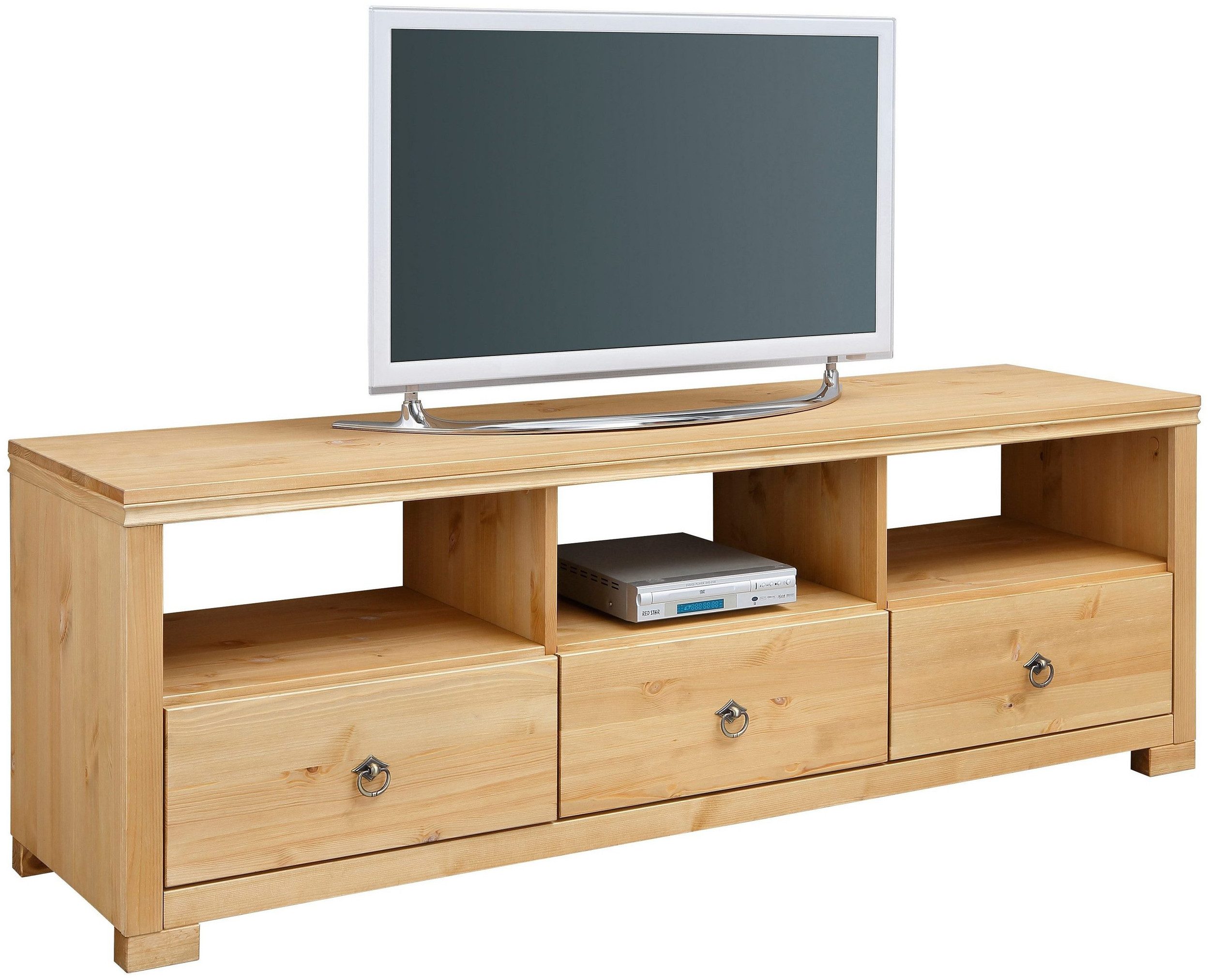 OTTO home Wohnwand Gotland, (Set, 3-St), bestehend aus 1 Highboard, 1 TV-Lowboard und 1 Vitrine