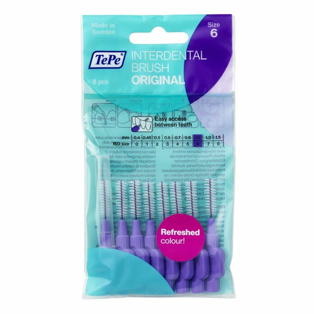 TePe Interdentalbürsten Original Interdentalbürsten 1,1mm 8St.