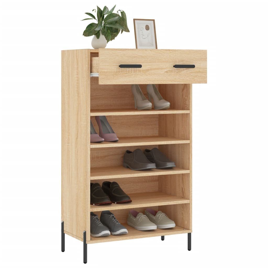 Kleiderschrank Schuhschrank (1-St) Holzwerkstoff 60x35x105 Sonoma-Eiche Sonoma cm Eiche vidaXL