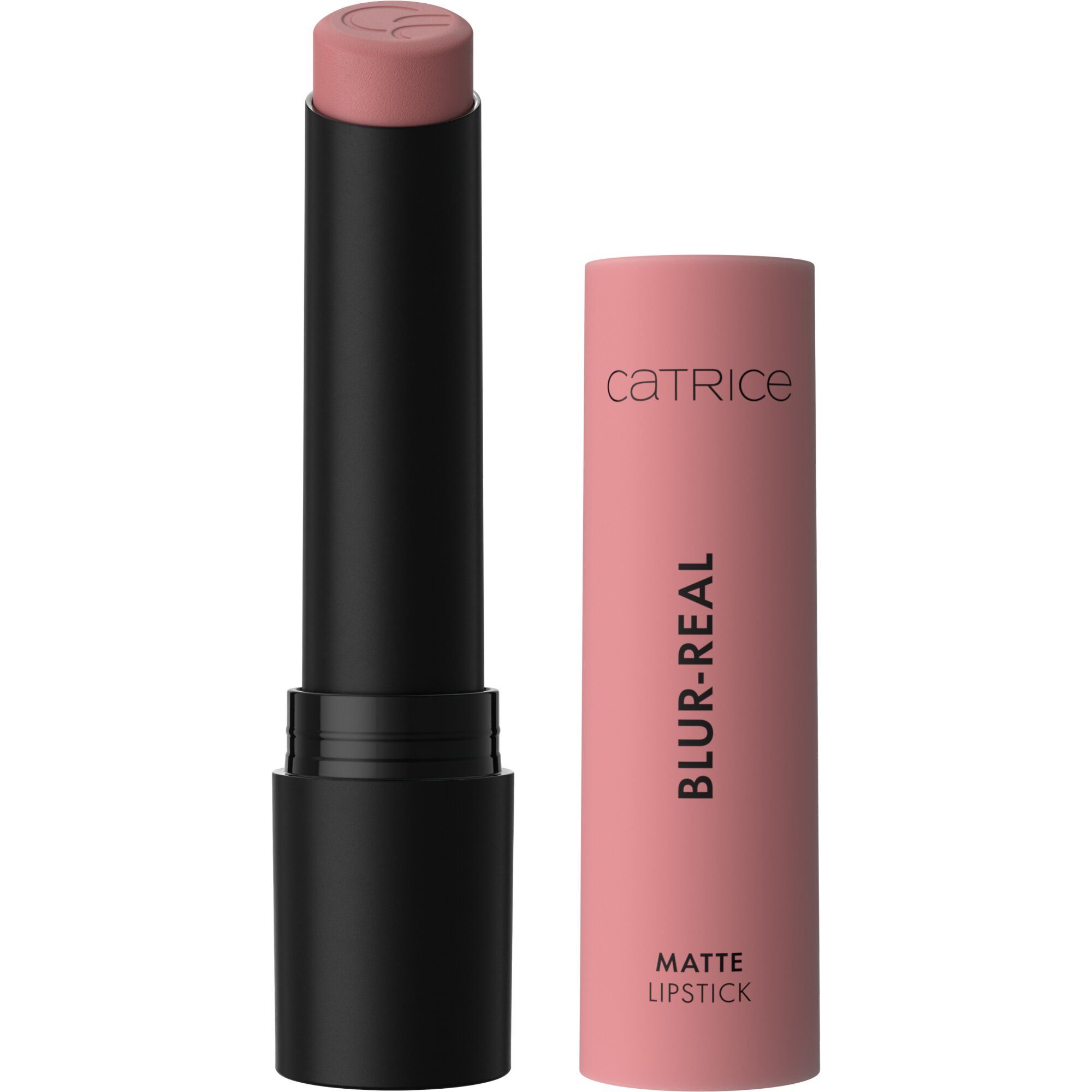 Catrice Lippenstift BLUR-REAL MATTE LIPSTICK, 3-tlg., soft-matter Lippenstift mit Blurred-Finish und Ceramiden