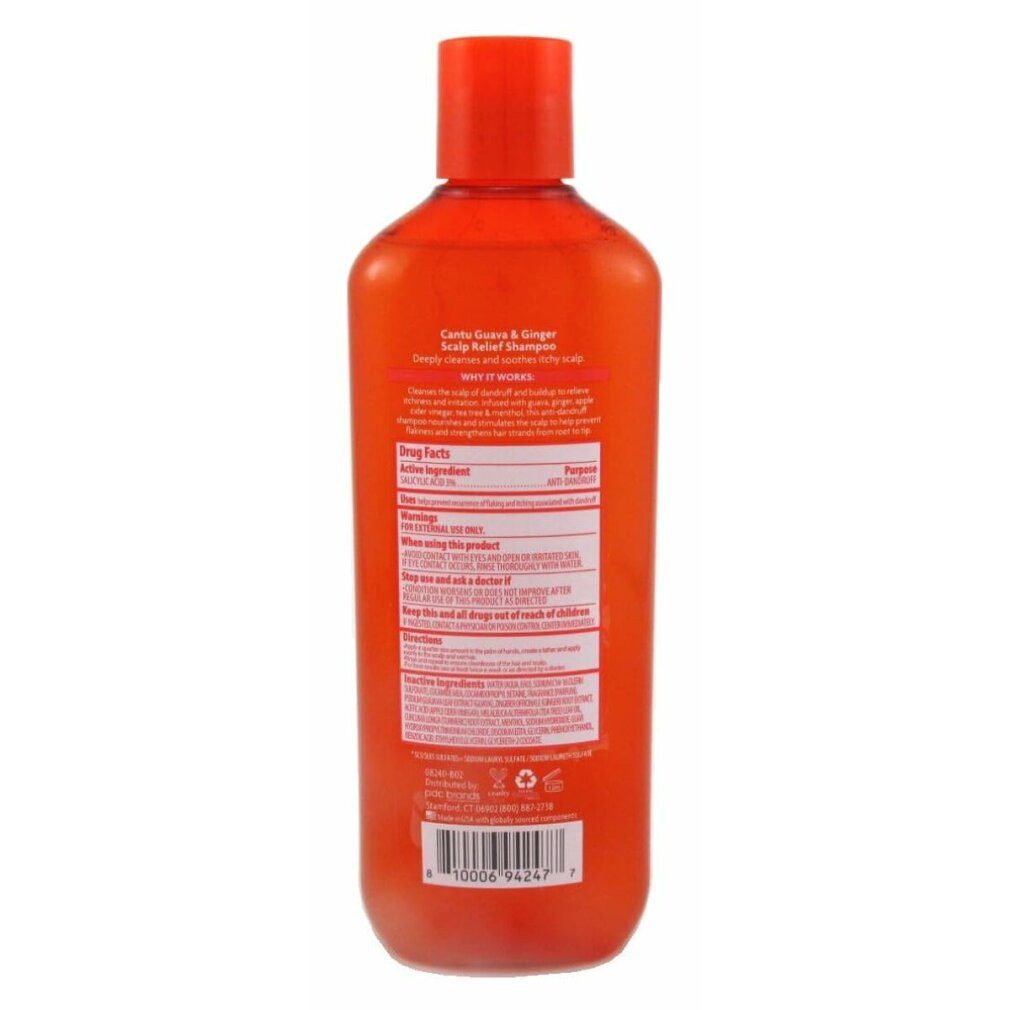 Cantu Haarshampoo GUAVA & GINGER Kopfhautentlastendes Shampoo