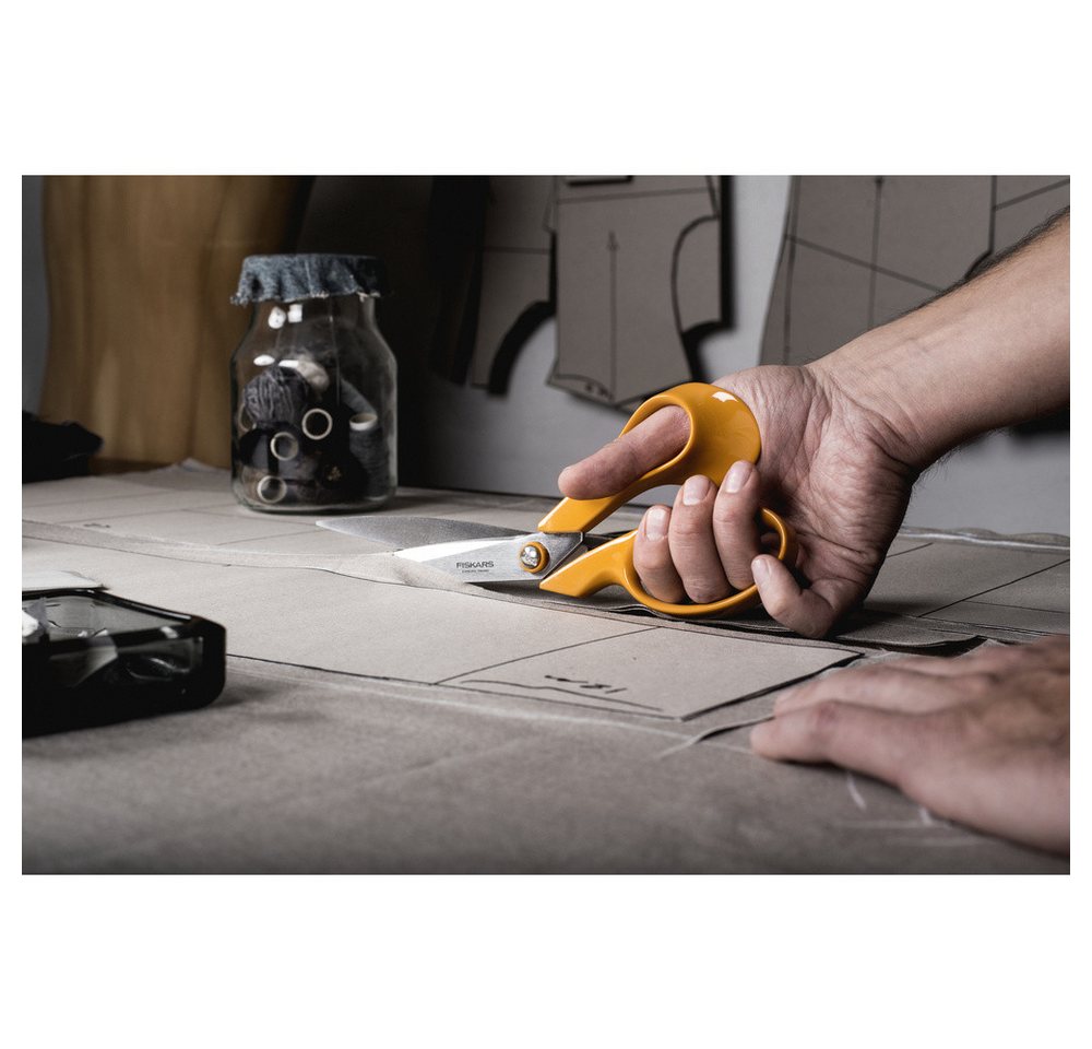 Thumbnail - Fiskars Universalschere Fiskars 1005145 Stoffschere Rechtshänder 270 mm Orange