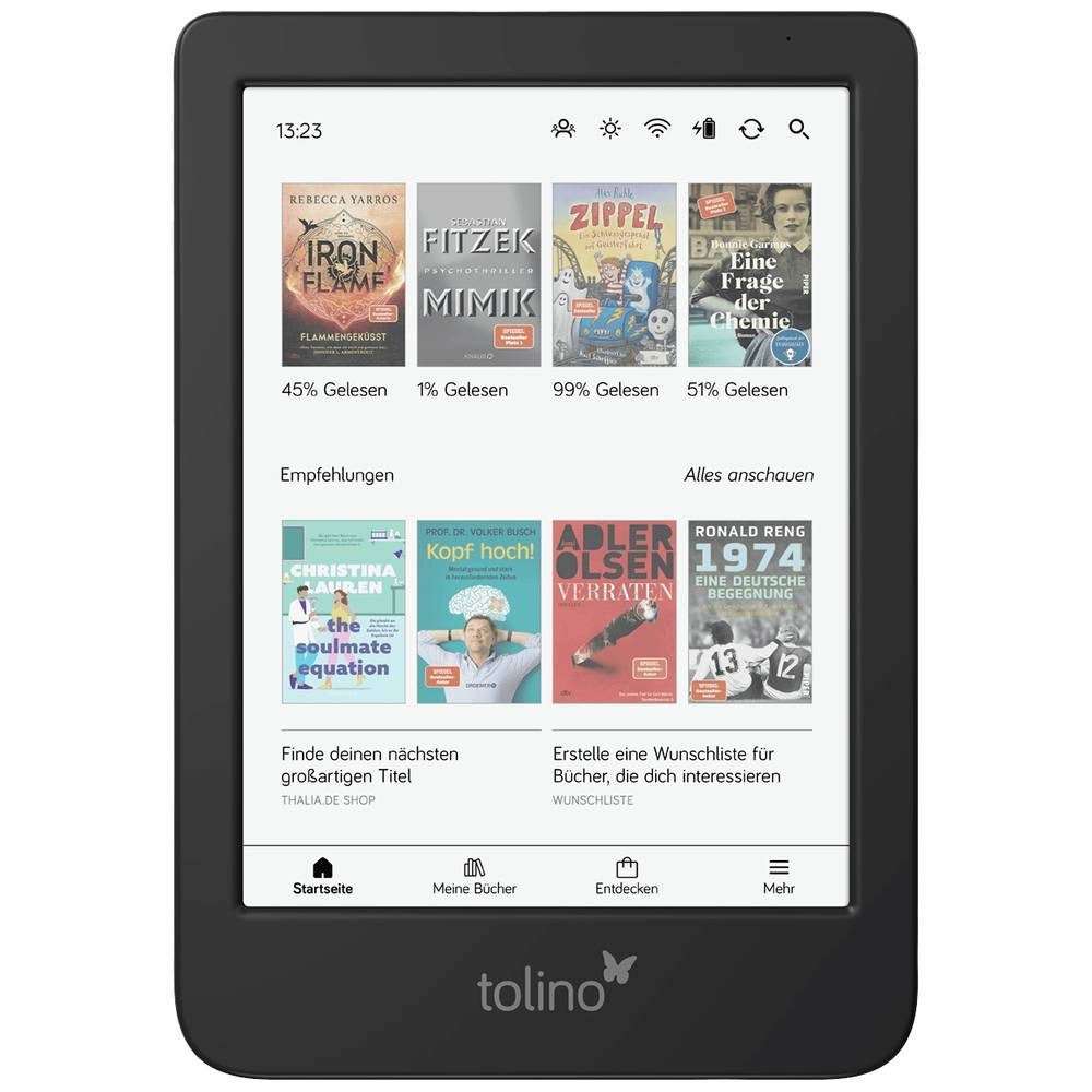 Tolino Электронные книги tolino shine color Электронные книги E-Book (WiFi)