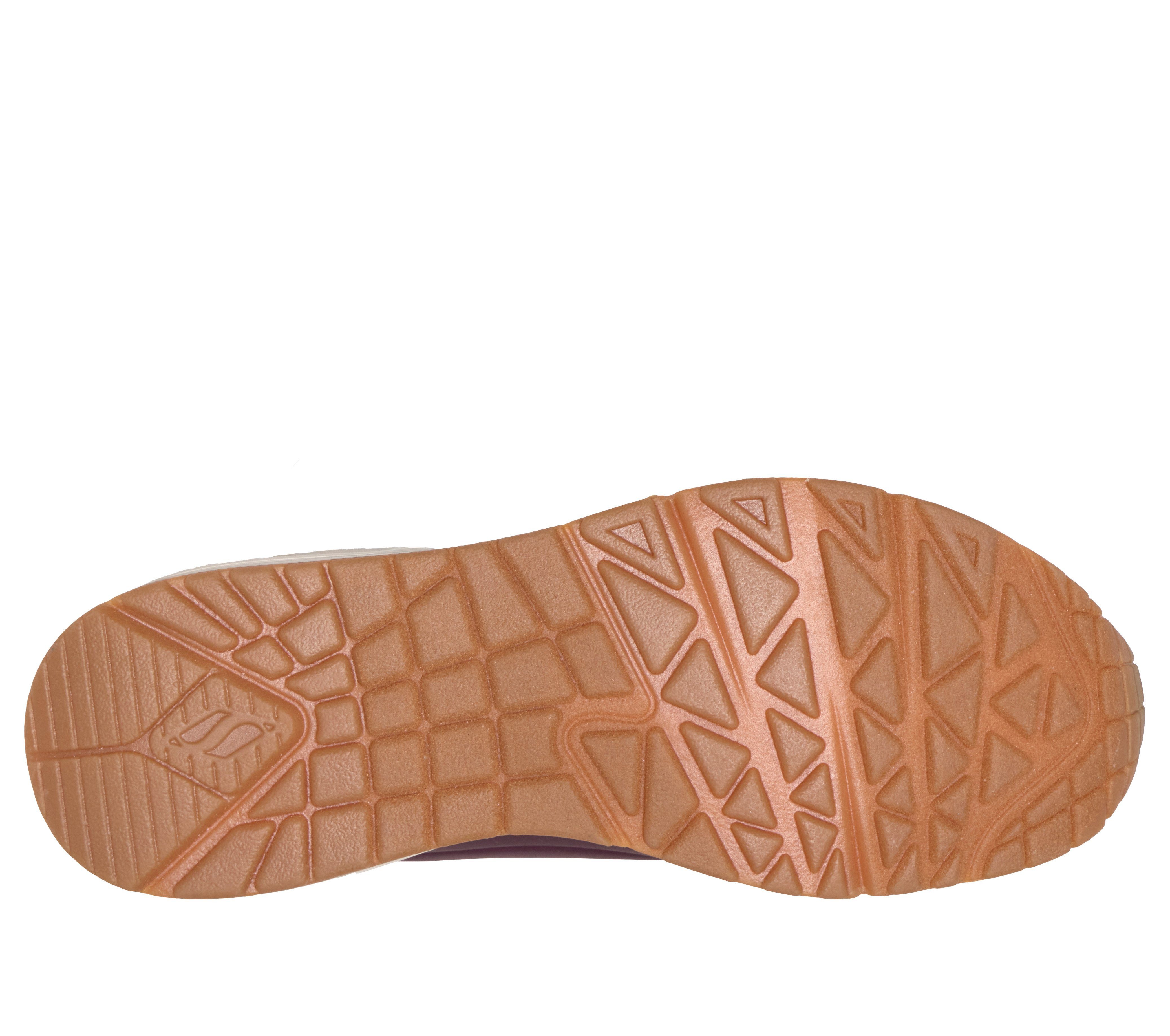 Skechers UNO GOLDEN AIR Sneaker Freizeitschuh, Halbschuh, Schnürschuh mit Metallic-Einsatz