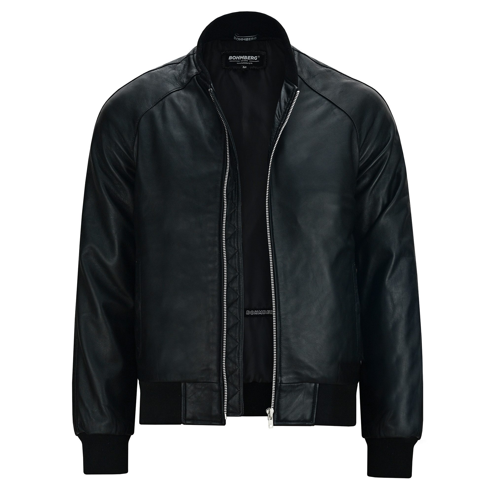 BOHMBERG Lederjacke KAORI Herren Bomberjacke Übergangsjacke aus edlem Lammn günstig online kaufen