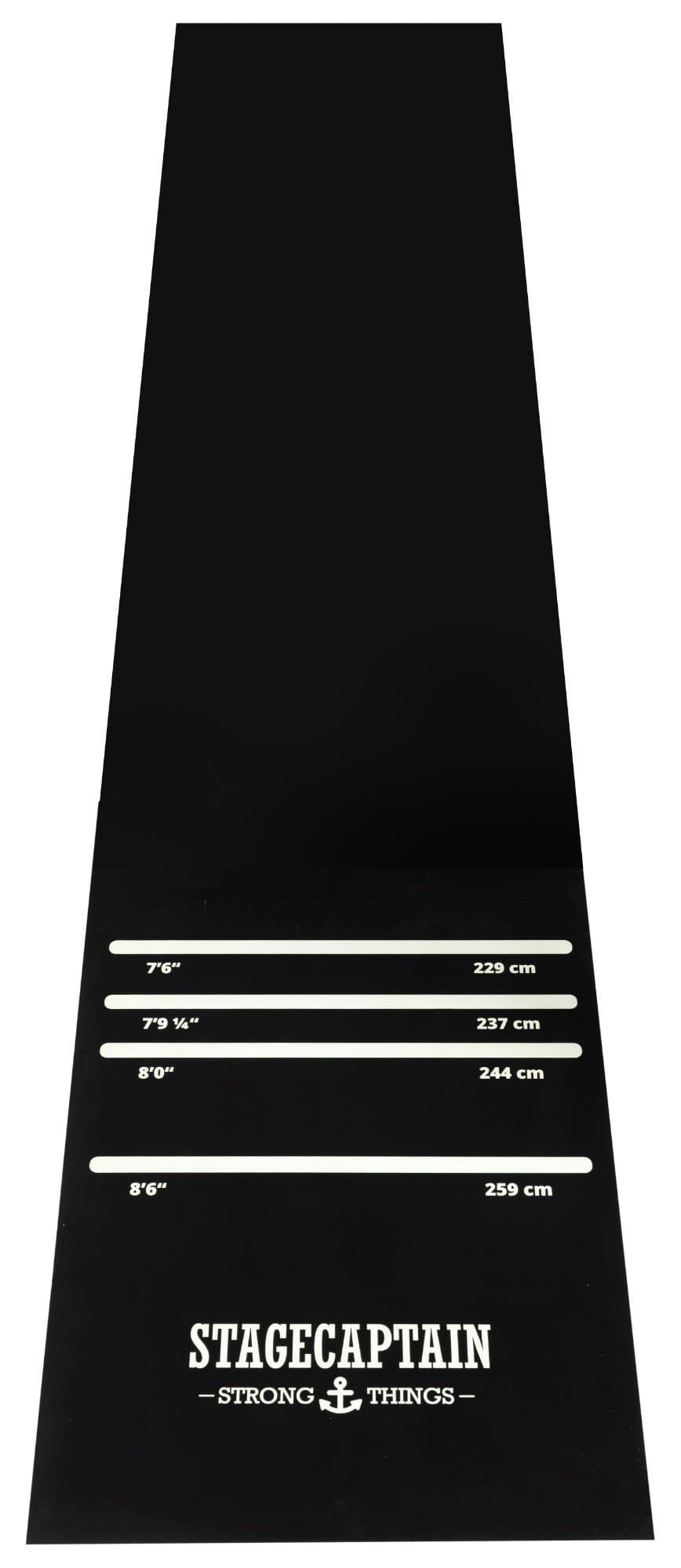 Dartmatte DM-300 Dart-Bodenschutzmatte mit Oche