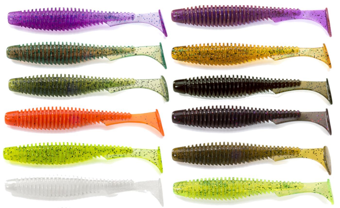 Kunstköder Fishup U Shad 3" 7cm - 9 Gummifische