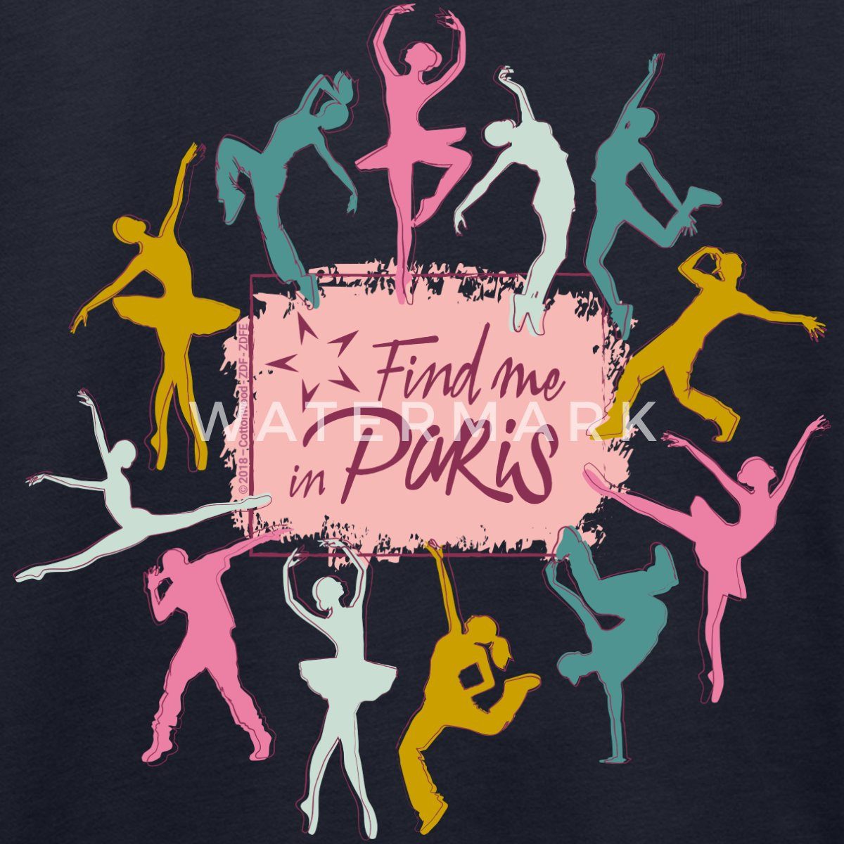T-Shirt Find me in Paris Tänzer Teenager Premium T-Shirt