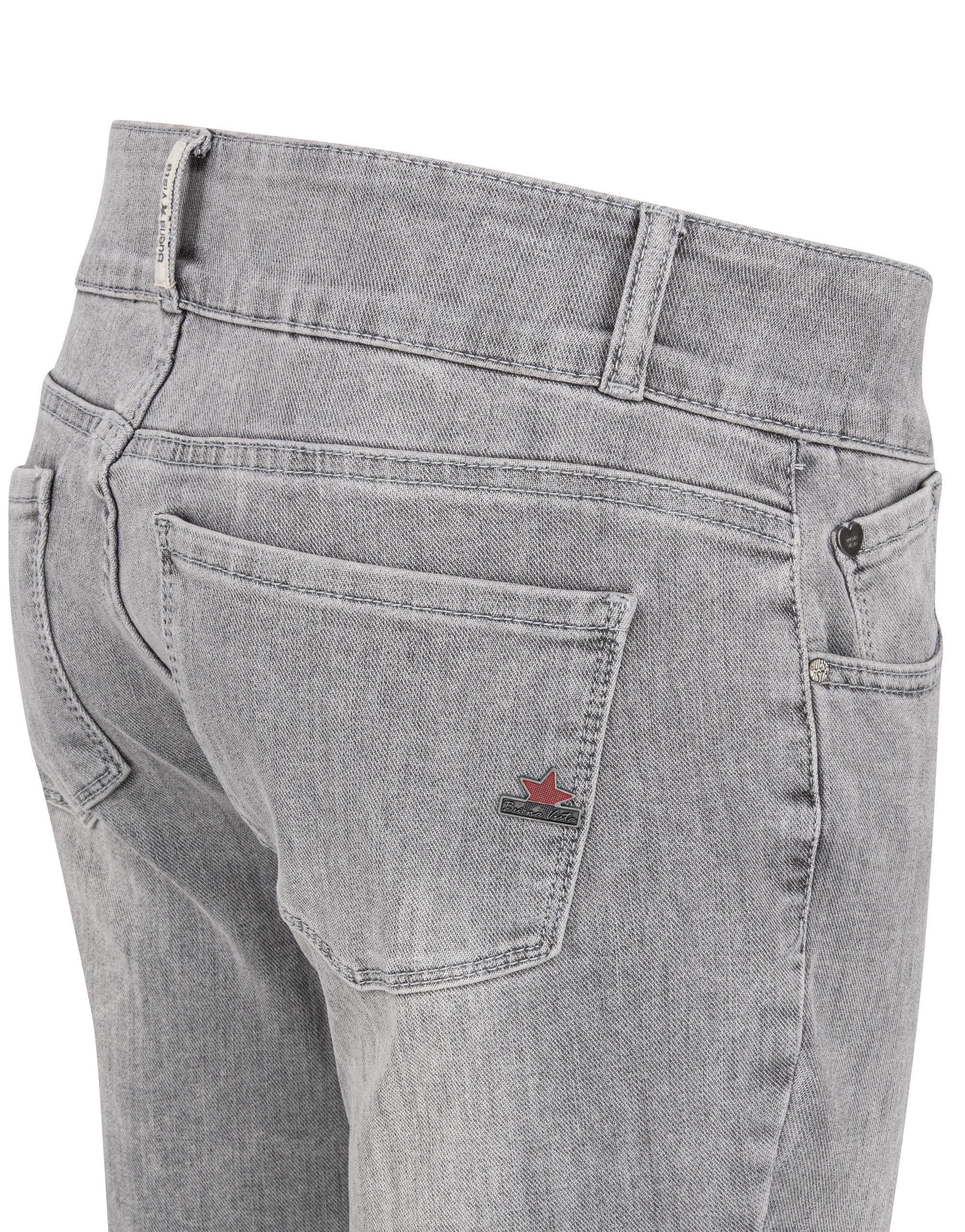 Buena Vista Stretch-Jeans BUENA VISTA TUMMYLESS CROPPED grey denim 2507 B5827 755.4909 - Stretch