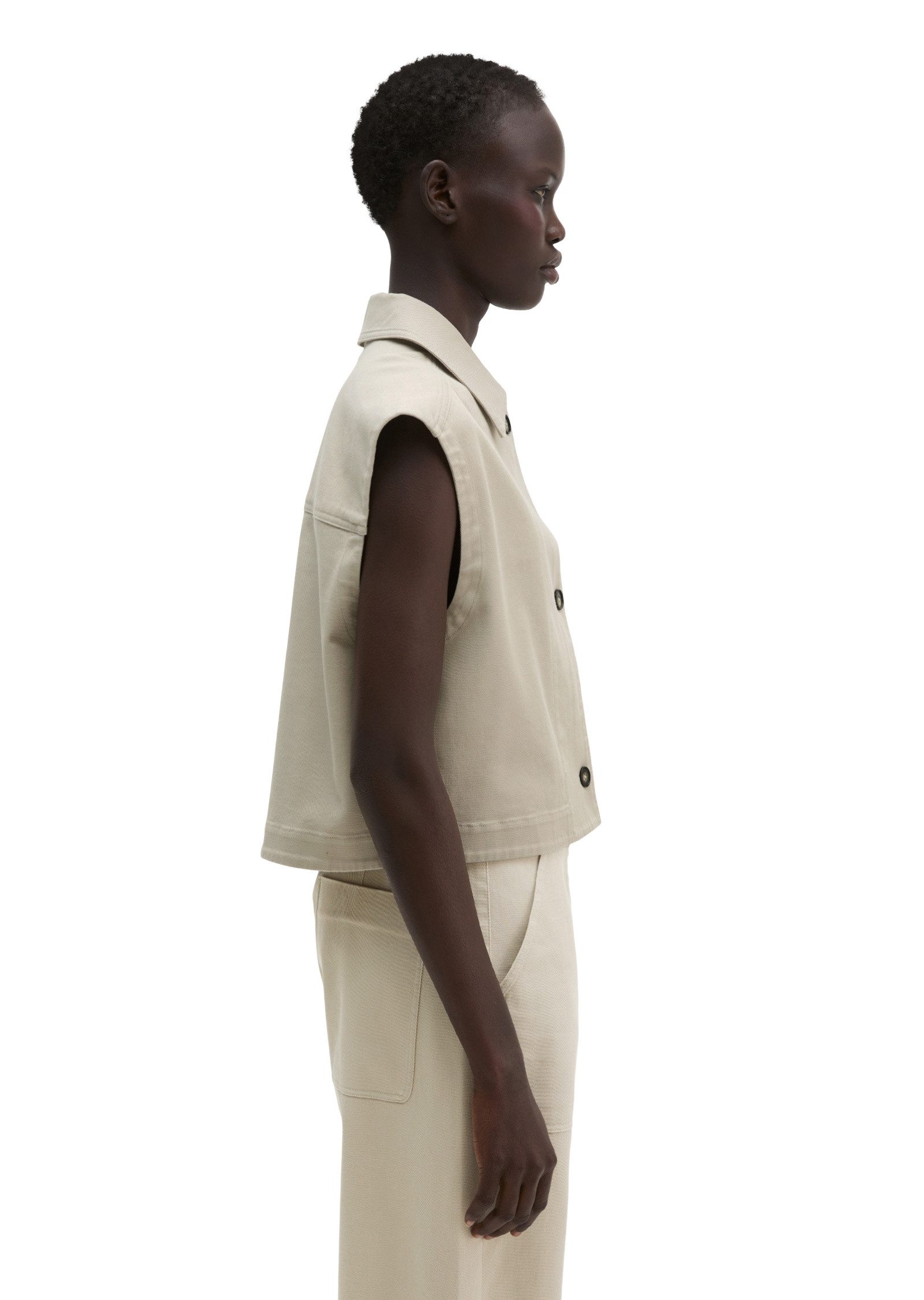 Marc O'Polo Anzugweste aus Baumwoll-Twill-Stretch