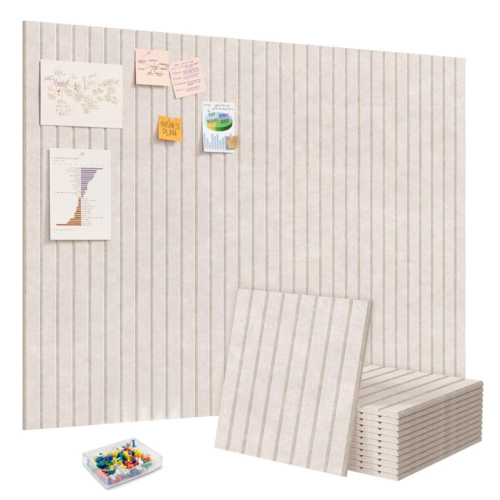 AFKSMILE Pinnwand 120x90cm Pinnwand Korkplatte,Selbstklebend Dekorativ Pinnwand aus Filz