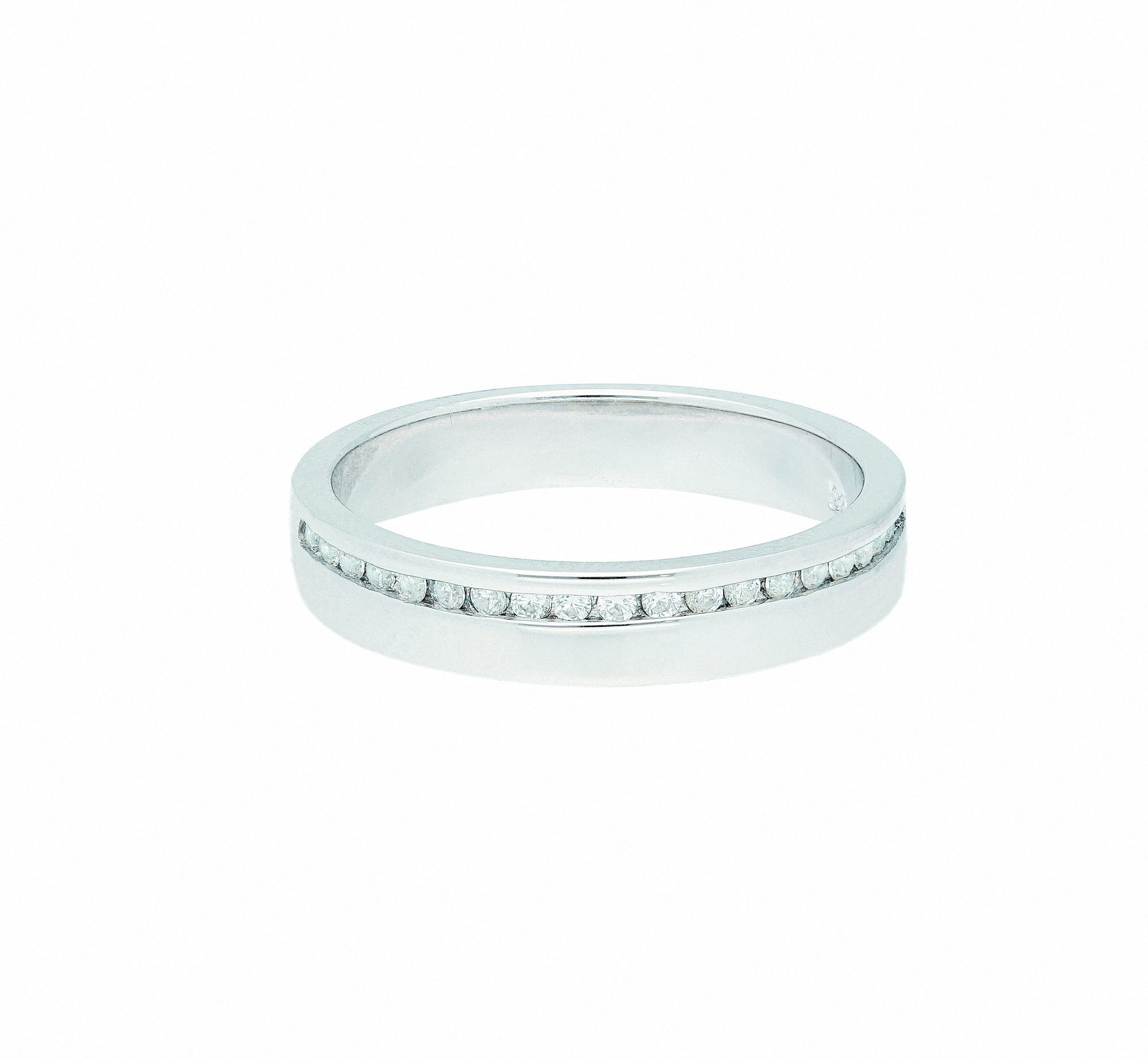 Adelia´s Silberring 925 Silber Ring mit Zirkonia, mit Zirkonia  Silberschmuck für Damen, Maße - Breite 4,2 mm