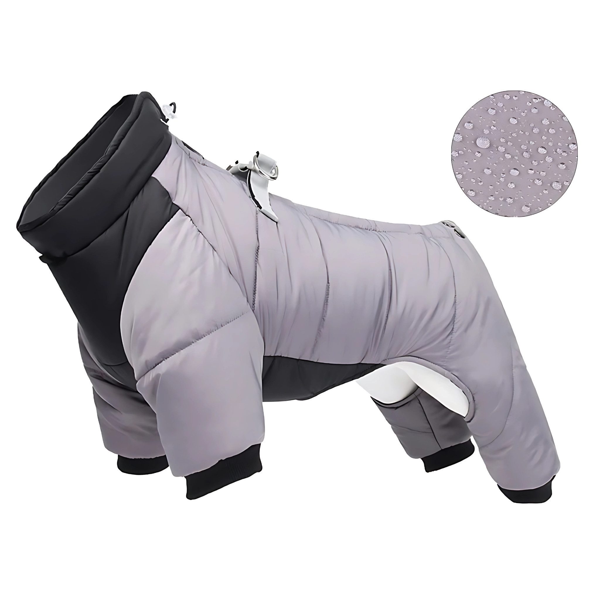 FLOCKI Pets™ Hundejacke Hundejacke Winterjacke mit Leinenhaken, für Hunde in verschiedenen Größen, wasserabweisend