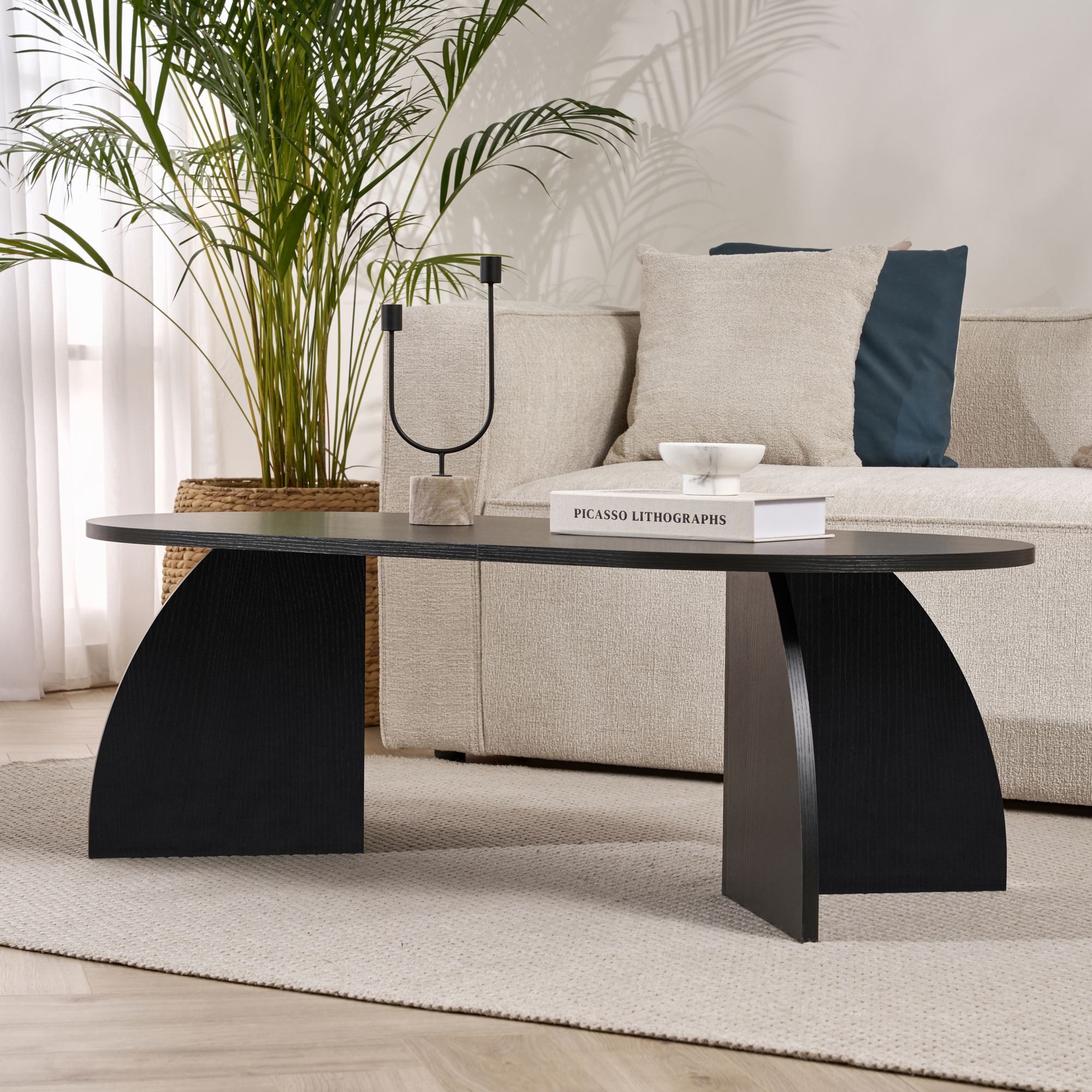 Skye Decor Couchtisch Melina B : 120 H : 40 T : 60 Cm (Packung, 1-St., 1 Couchtisch), Melaminbeschichtet 18 mm Plattenstärke – Bild 5 von 5