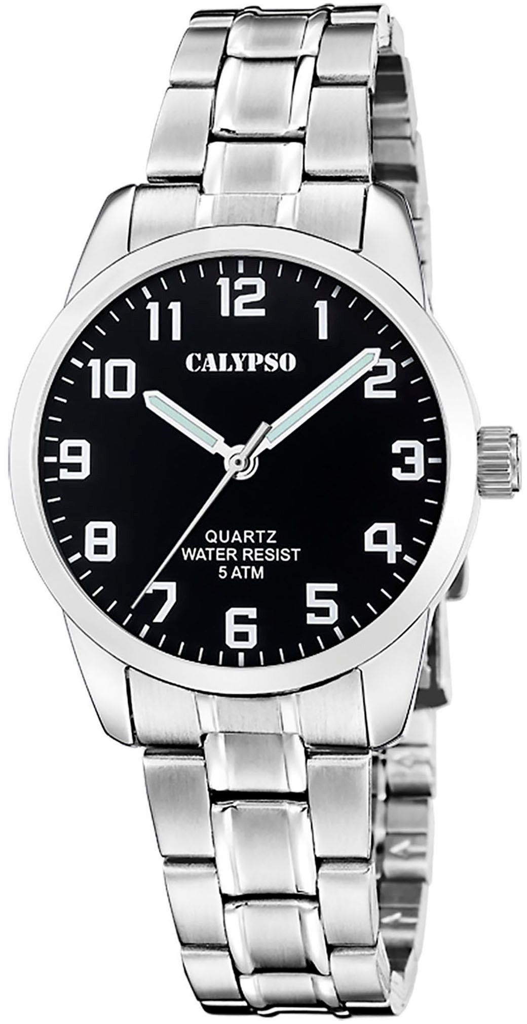 CALYPSO WATCHES Quarzuhr Basic K5867/4, Armbanduhr, Damenuhr, Edelstahlarmband, analog