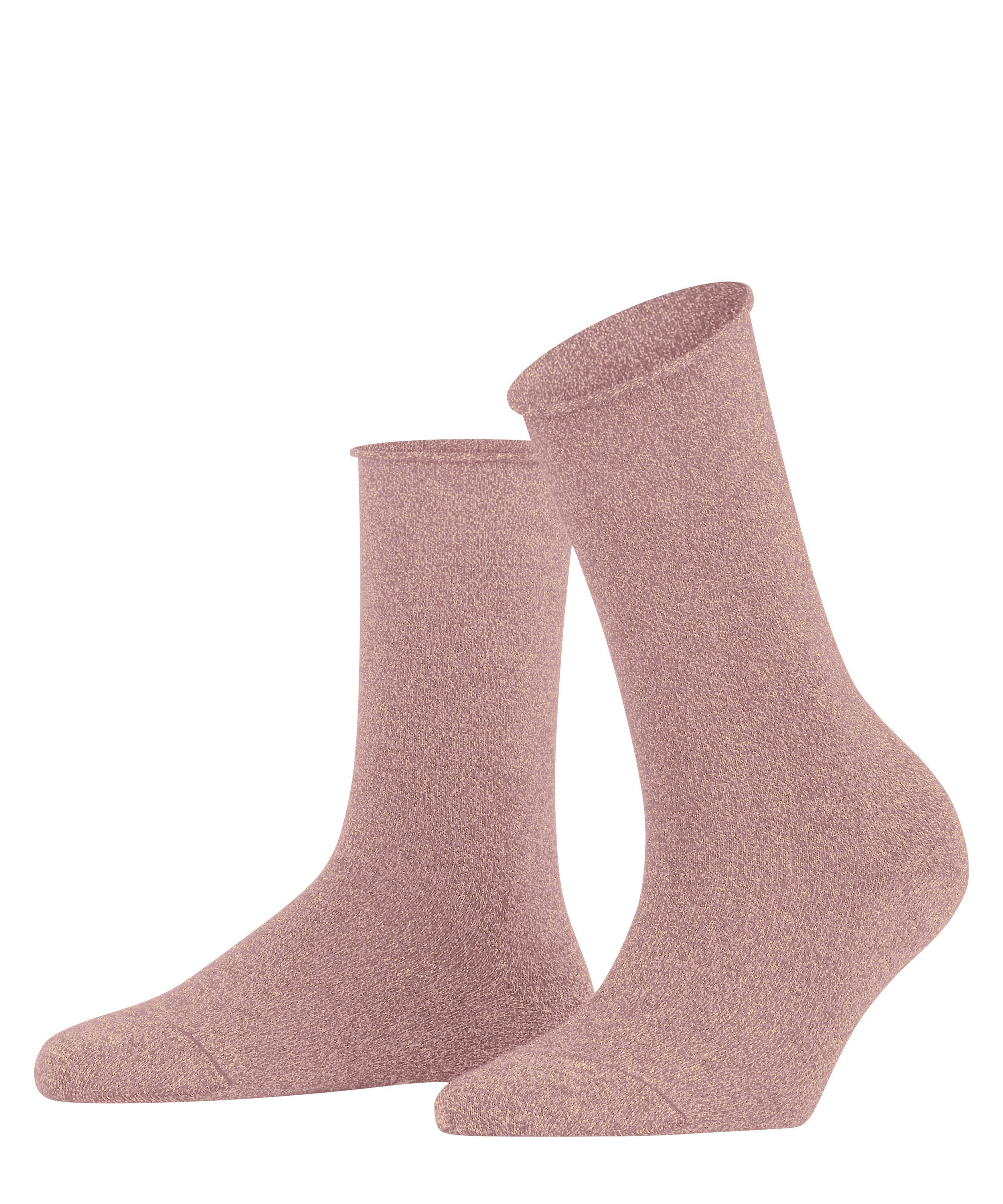 Socken Shiny Socken mit allover Glanz