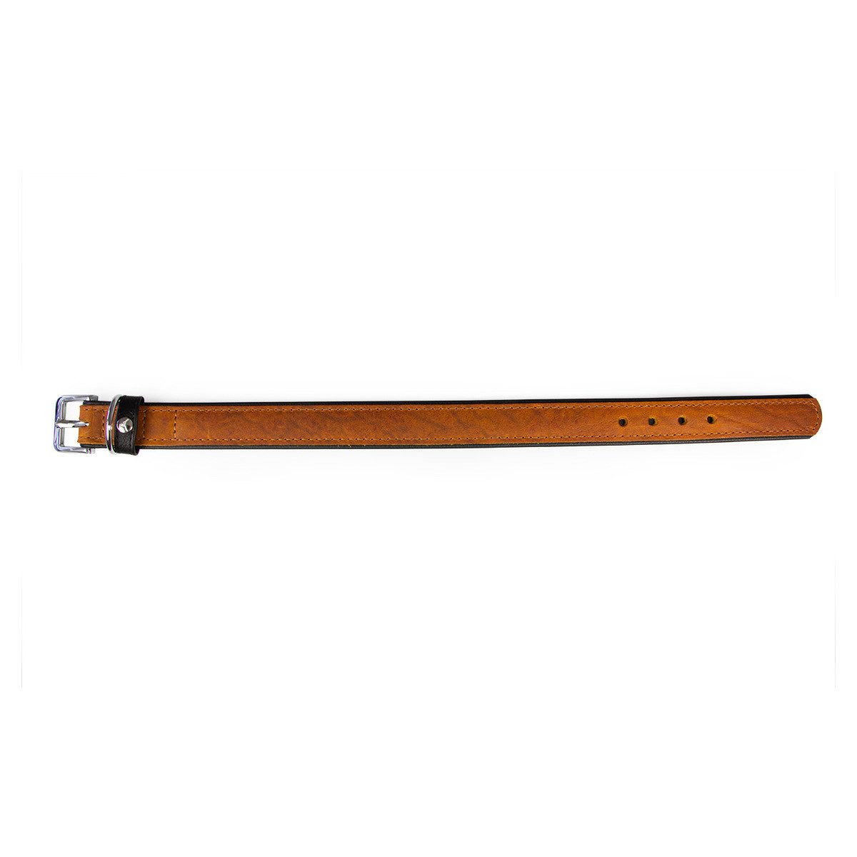 Das Lederband Hunde-Halsband Hundehalsband Vancouver Maroon/Black