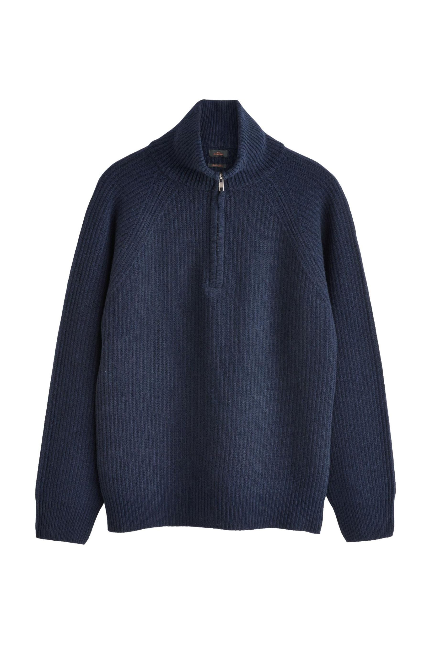 Next Strickpullover Regular Fit Signature Troyer günstig online kaufen
