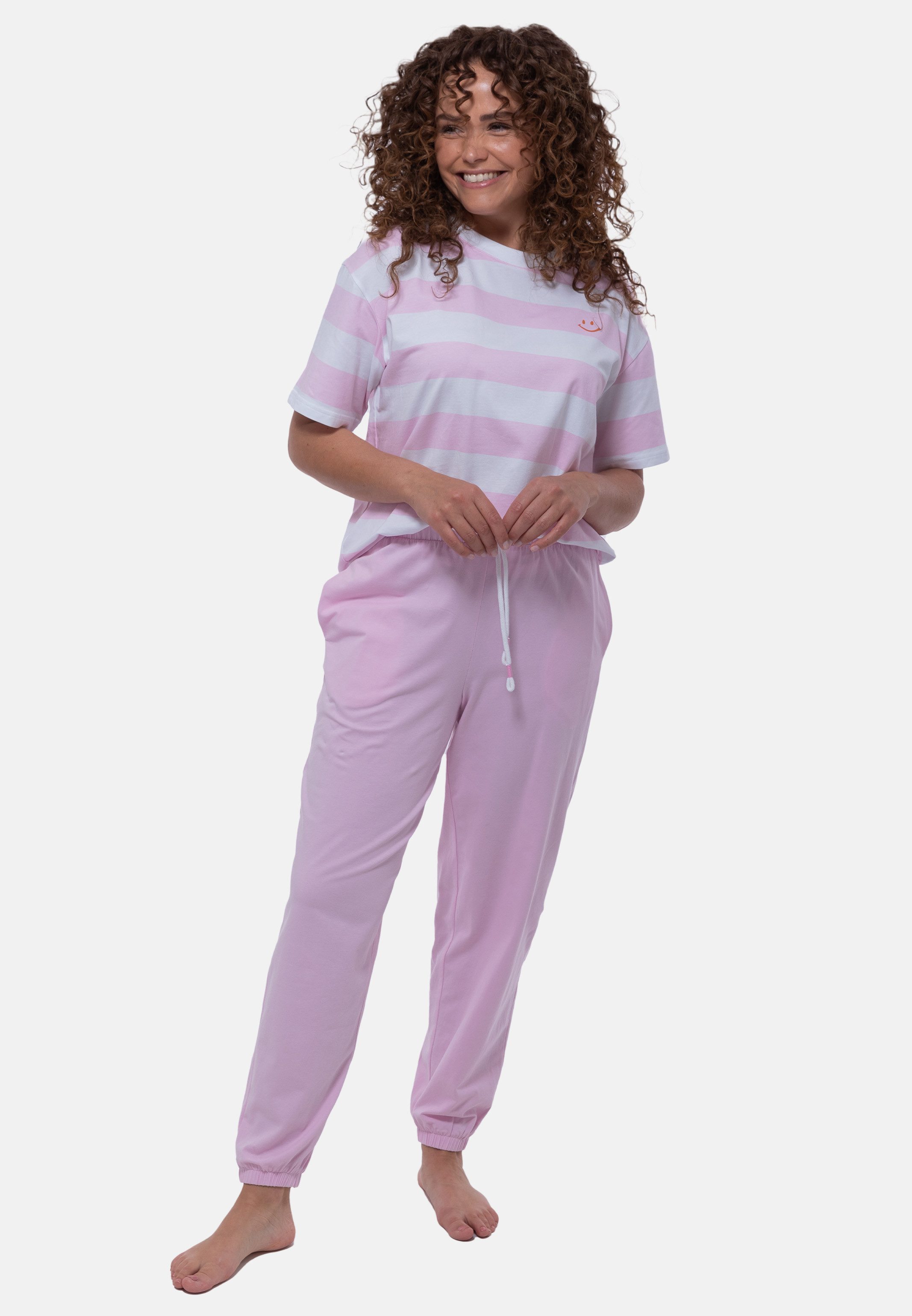 Mey Pyjama Streaked Lines (Set, 2 tlg) Schlafanzug - Baumwolle - Atmungsakt günstig online kaufen