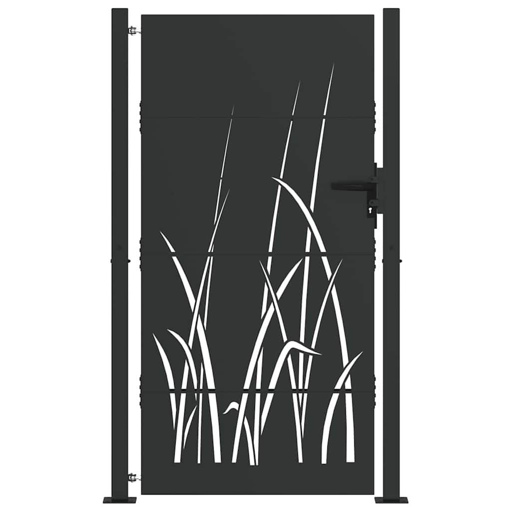 vidaXL Gartentor Gartentor Schwarz 105 x günstig online kaufen